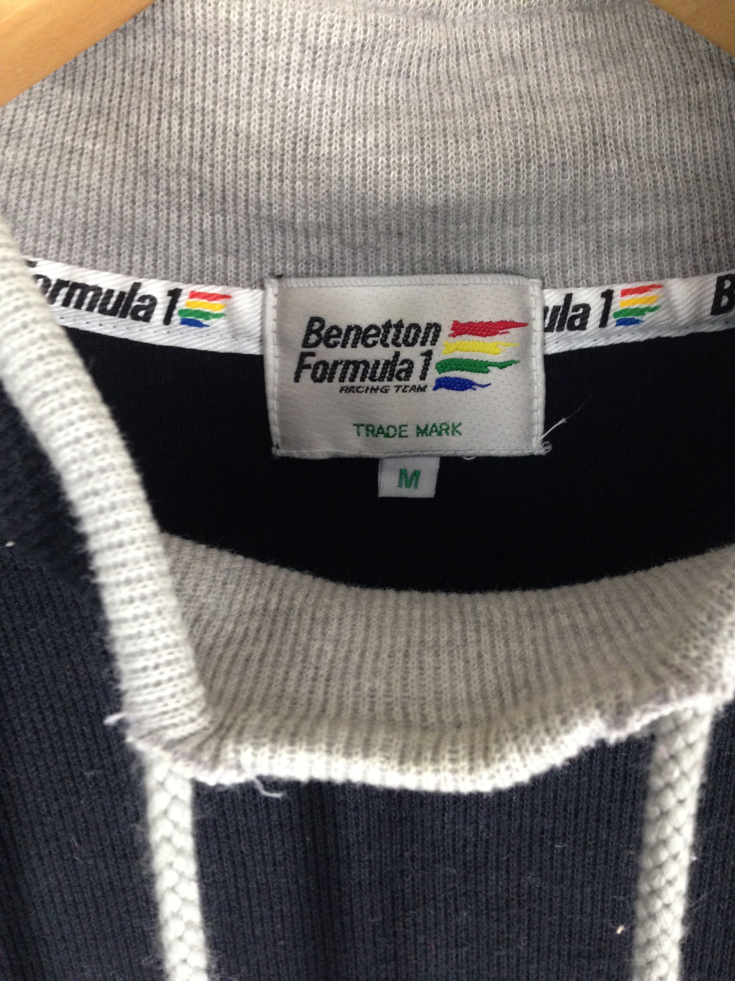 Benetton BENETTON SWEATSHIRT, Medium big logo, vintage, Size US M / EU 48-50 / 2 - 5 Thumbnail