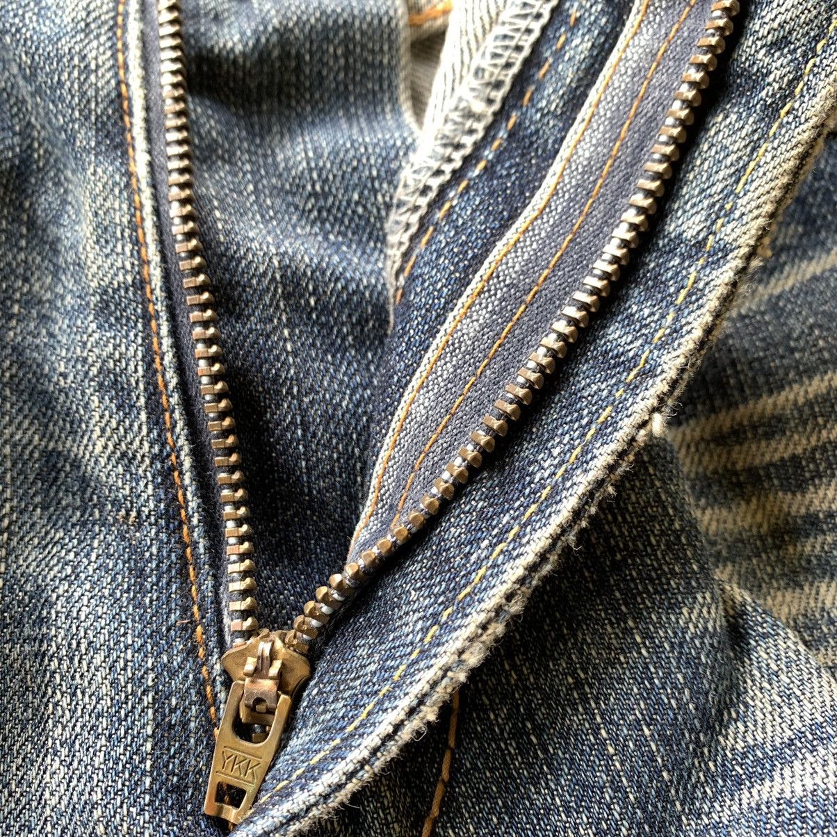 Other Japanese Brand Bartack Jeans Size US 35 - 5 Thumbnail