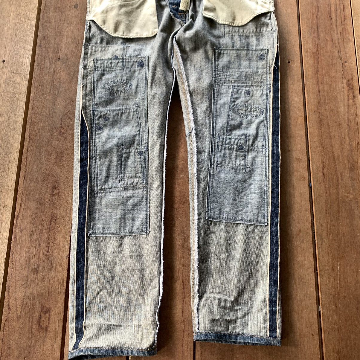 Other Japanese Brand Bartack Jeans Size US 35 - 8 Thumbnail