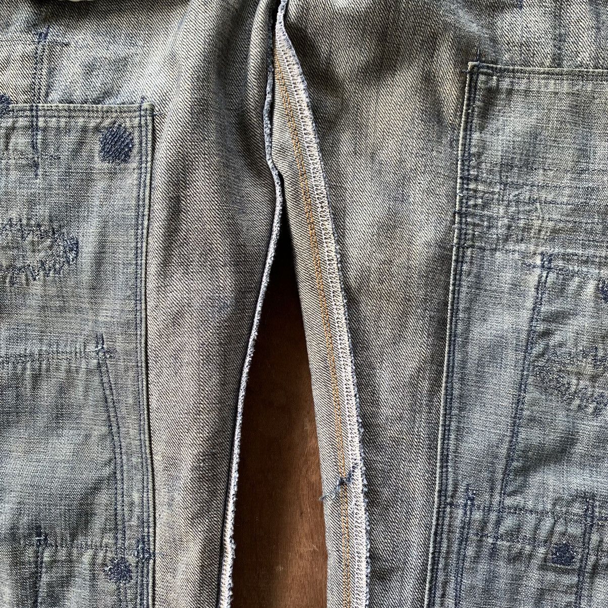 Other Japanese Brand Bartack Jeans Size US 35 - 9 Thumbnail