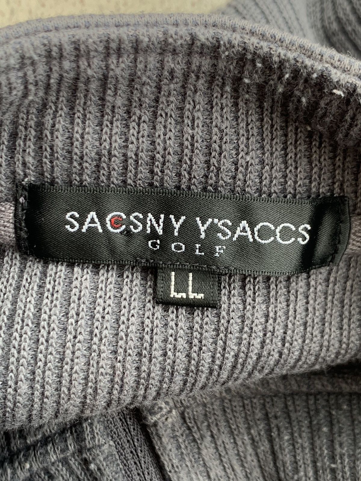 Yohji Yamamoto Sacsny Y’saccs Golf by Yohji Yamamoto Half Zip Sweater Size US M / EU 48-50 / 2 - 5 Thumbnail
