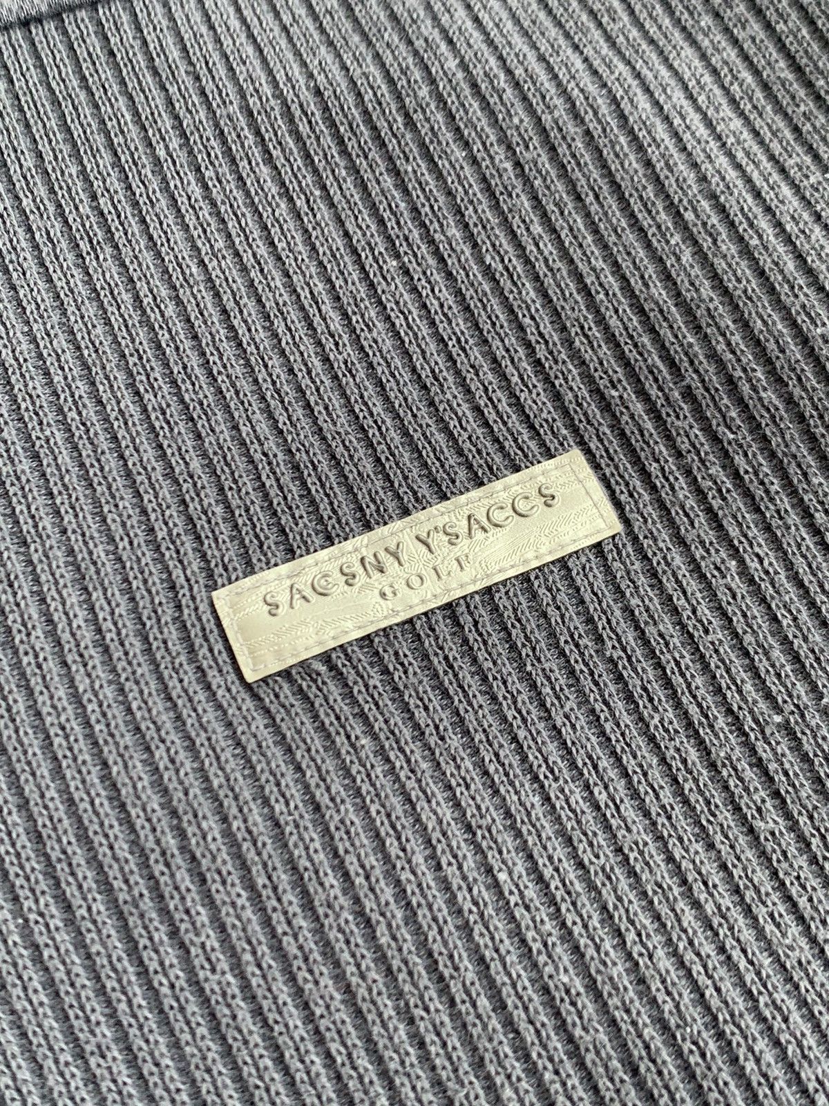 Yohji Yamamoto Sacsny Y’saccs Golf by Yohji Yamamoto Half Zip Sweater Size US M / EU 48-50 / 2 - 3 Thumbnail