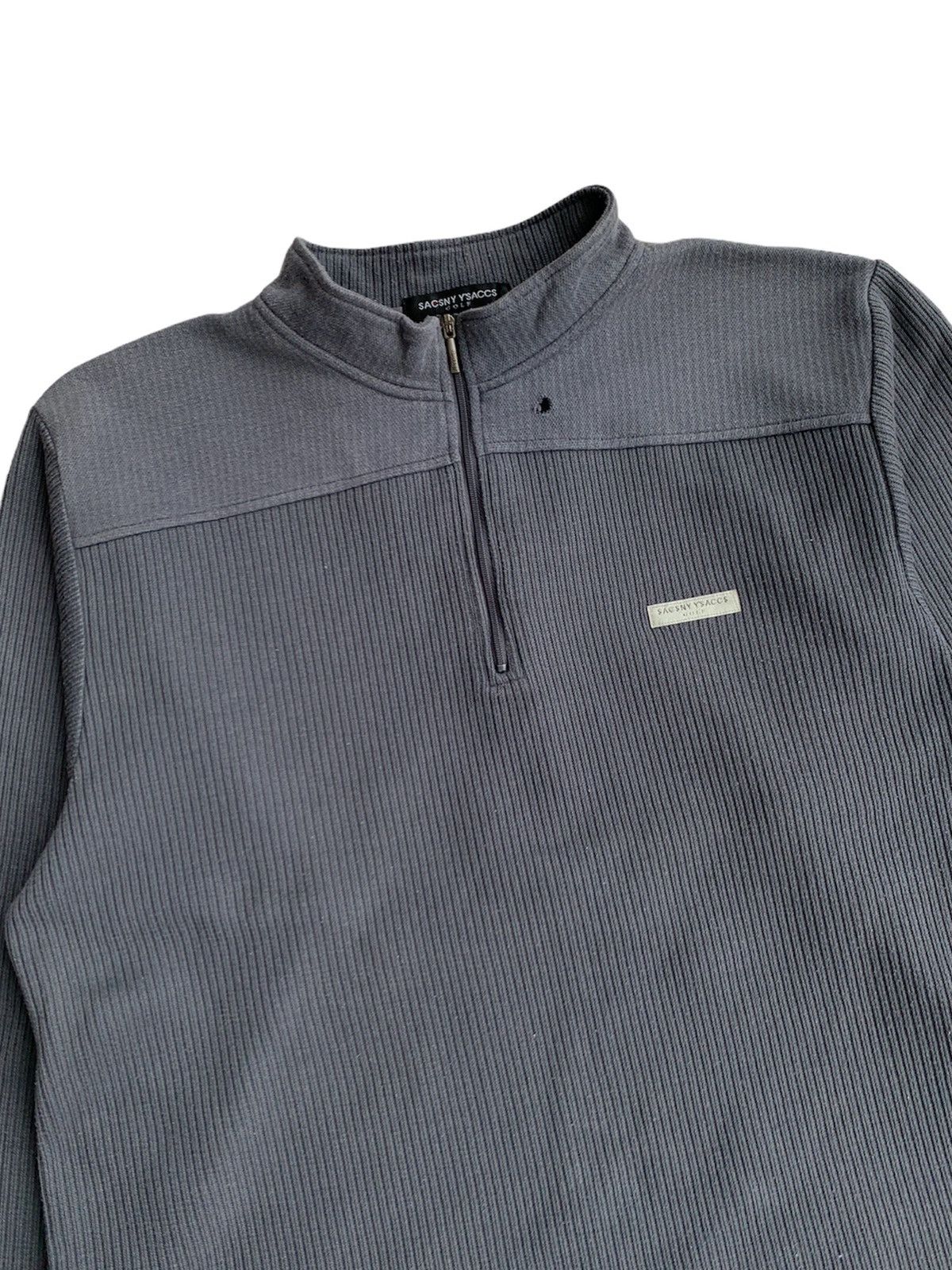 Yohji Yamamoto Sacsny Y’saccs Golf by Yohji Yamamoto Half Zip Sweater Size US M / EU 48-50 / 2 - 2 Thumbnail