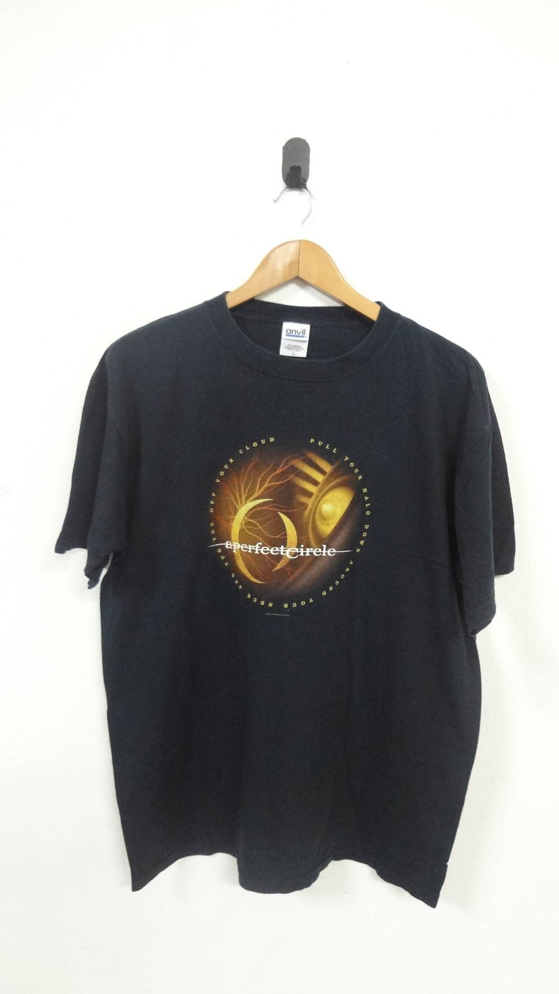 Band Tees × Vintage A Perfect Circle 2004 L T Shirt Black Size US L / EU 52-54 / 3 - 1 Thumbnail