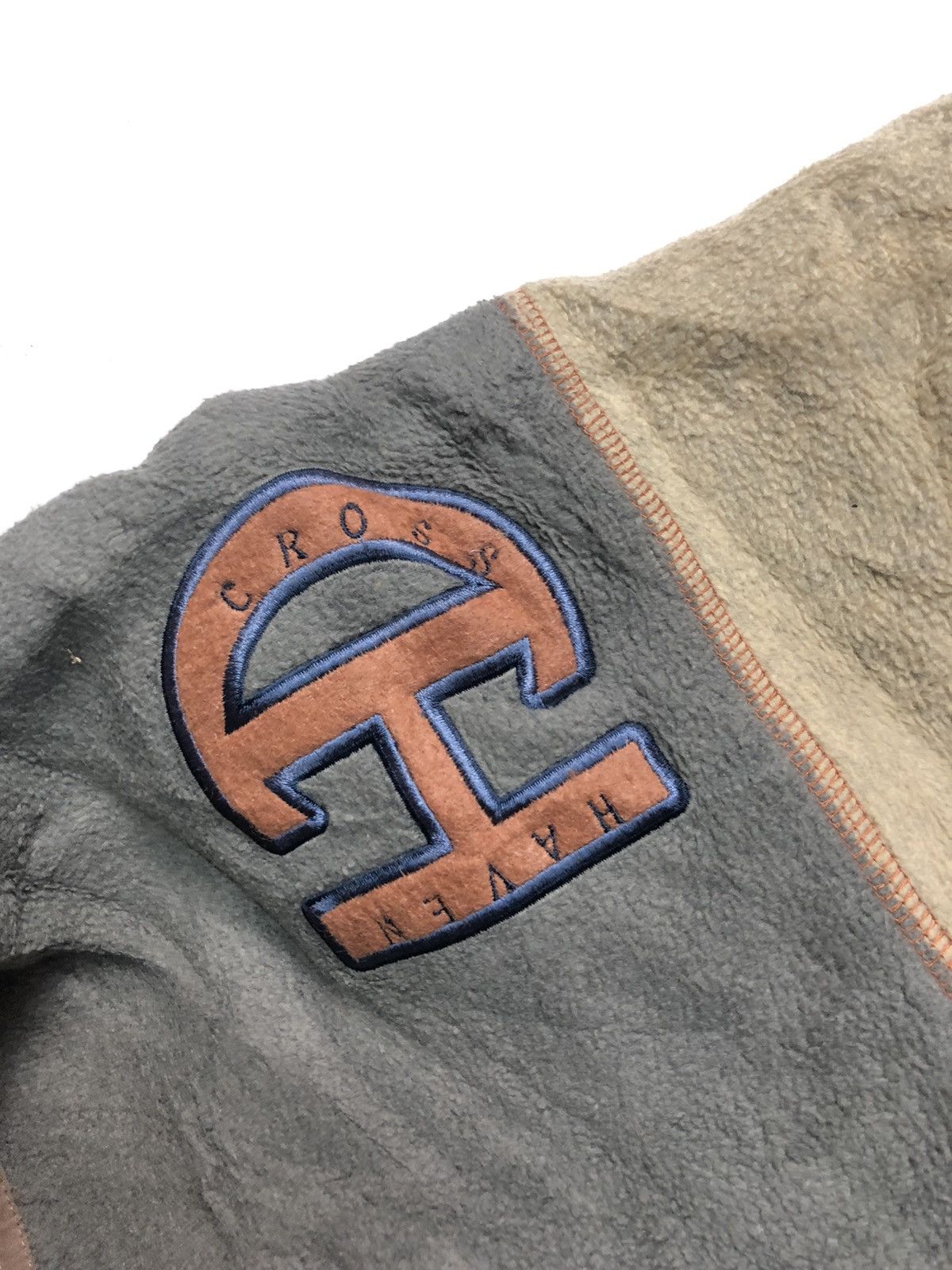 Japanese Brand × Vintage VINTAGE CH CROSS HAVEN COLLECTION FLEECE PATCHWORK JACKET Size US M / EU 48-50 / 2 - 5 Thumbnail