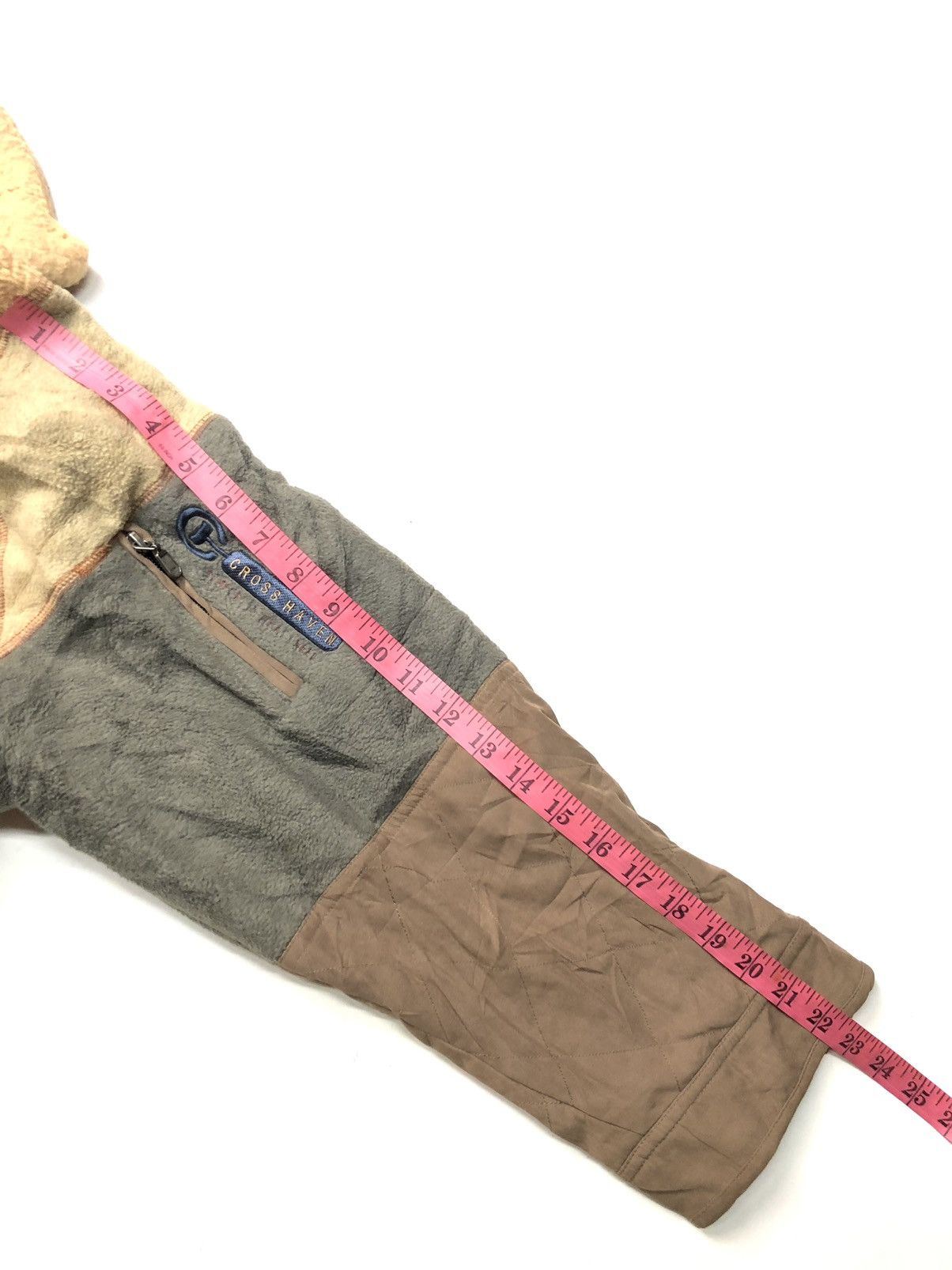 Japanese Brand × Vintage VINTAGE CH CROSS HAVEN COLLECTION FLEECE PATCHWORK JACKET Size US M / EU 48-50 / 2 - 14 Thumbnail