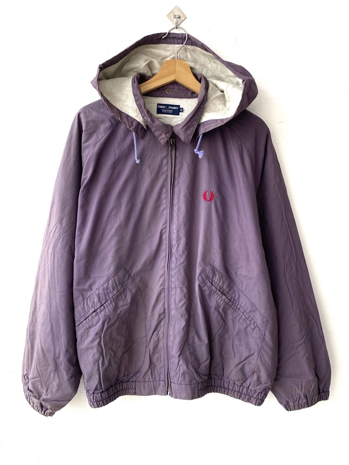 Fred perry lilac hoodie deals