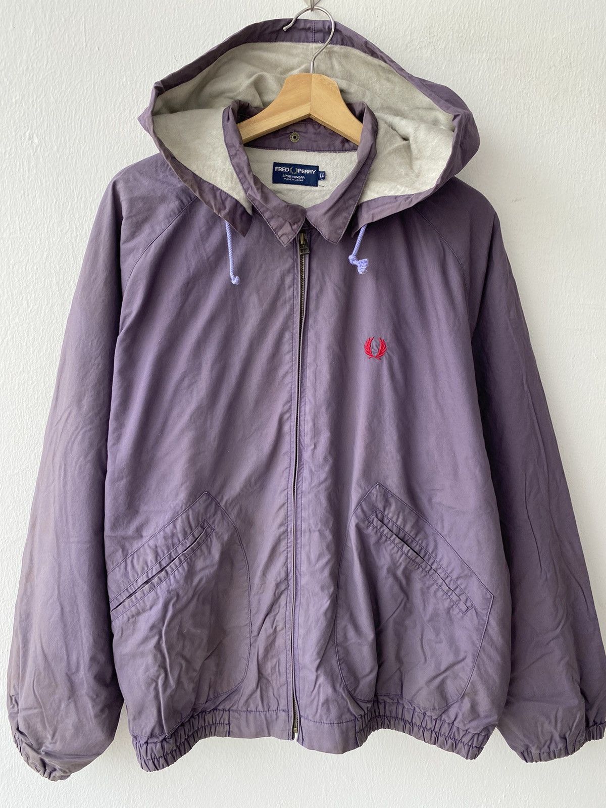 Fred Perry Vintage Fred Perry Sportswear Made in Japan Hoodie Jacket Size US XL / EU 56 / 4 - 2 Thumbnail