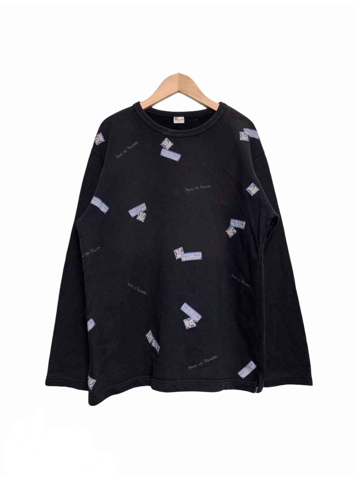Japanese Brand Paodelo Patchwork Design Crewneck Size US M / EU 48-50 / 2 - 1 Thumbnail