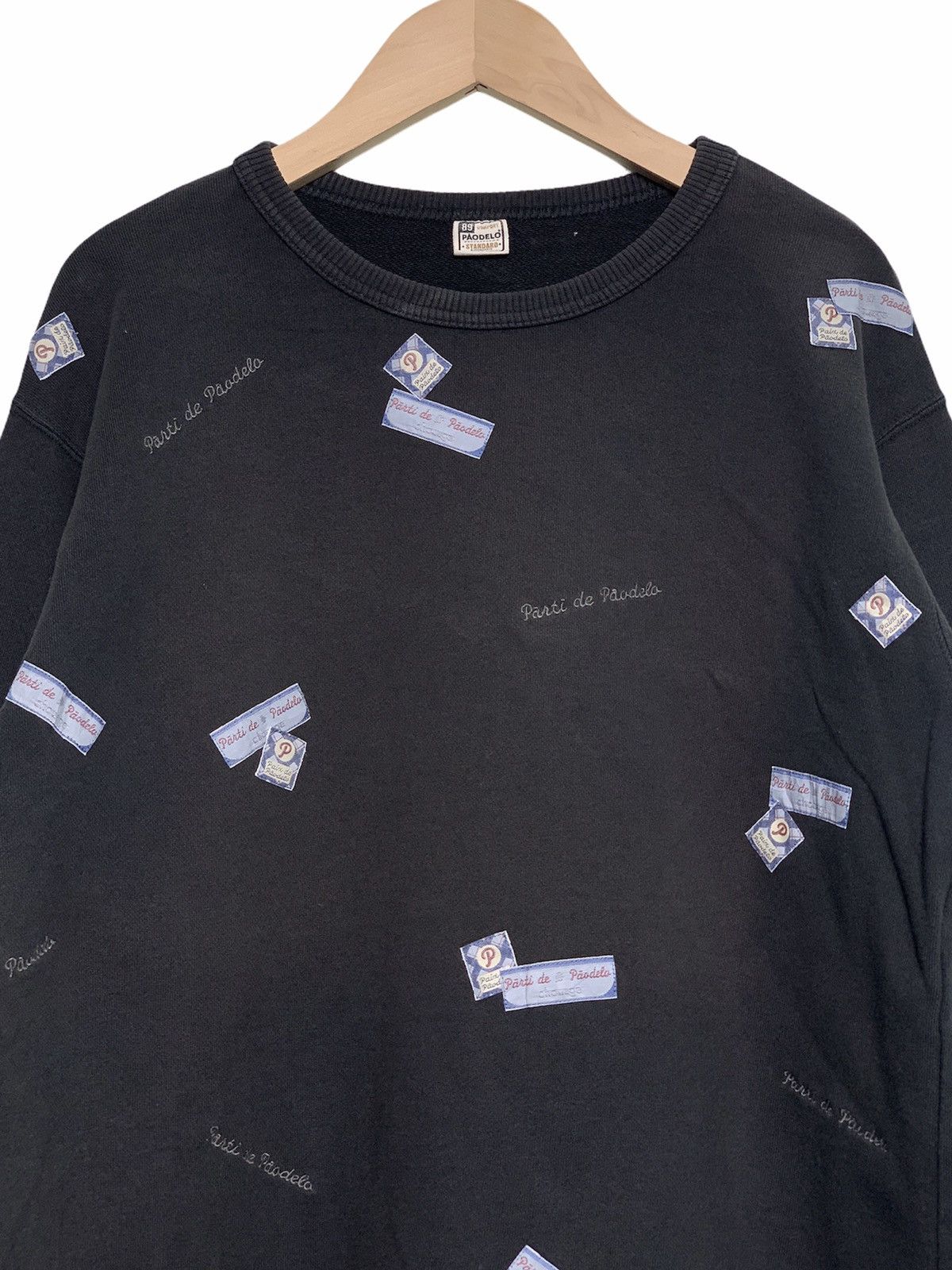 Japanese Brand Paodelo Patchwork Design Crewneck Size US M / EU 48-50 / 2 - 2 Thumbnail