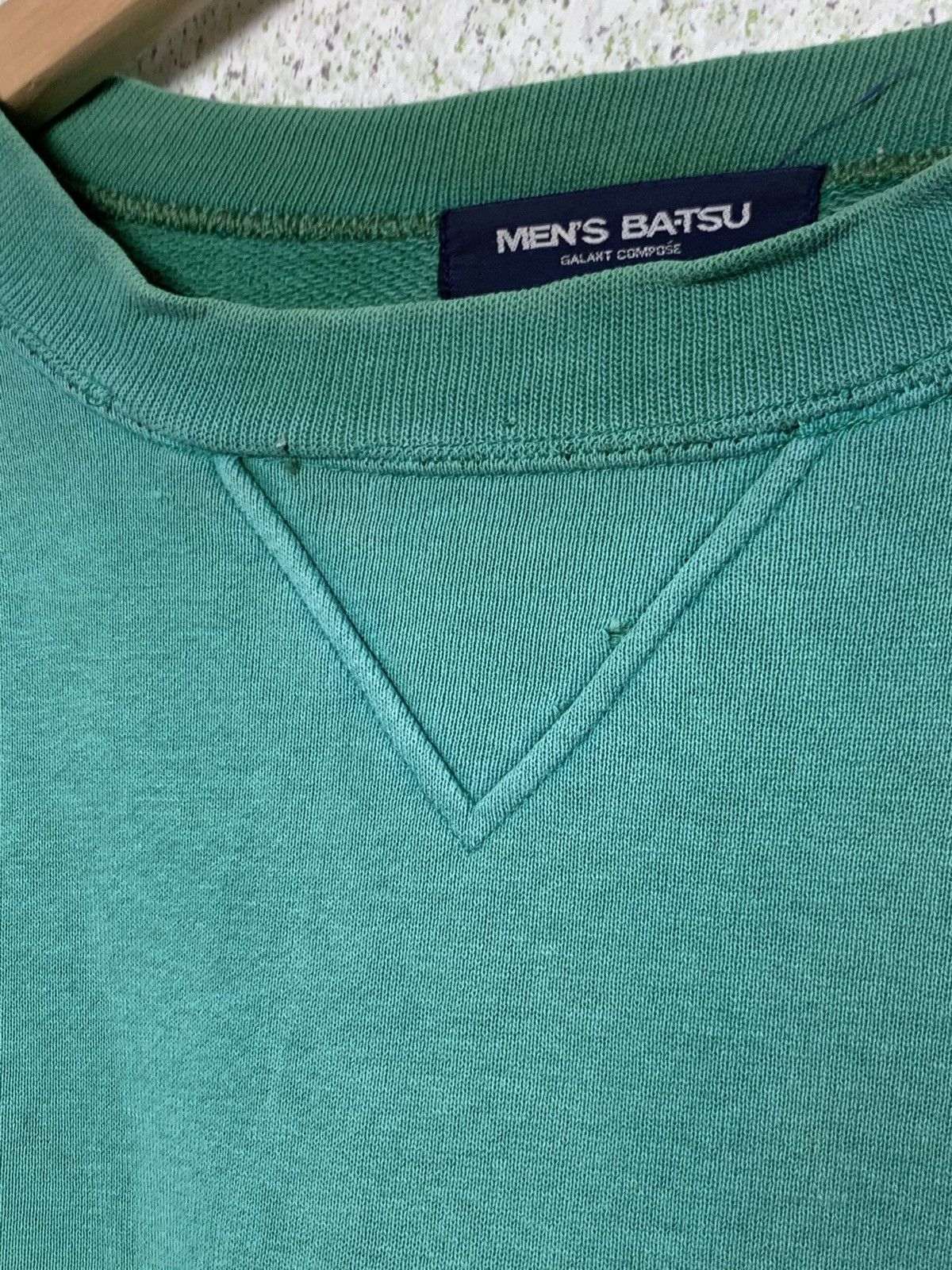 Japanese Brand Vintage Ba-tsu Mens Crewneck Sweatshirt Size US S / EU 44-46 / 1 - 8 Thumbnail