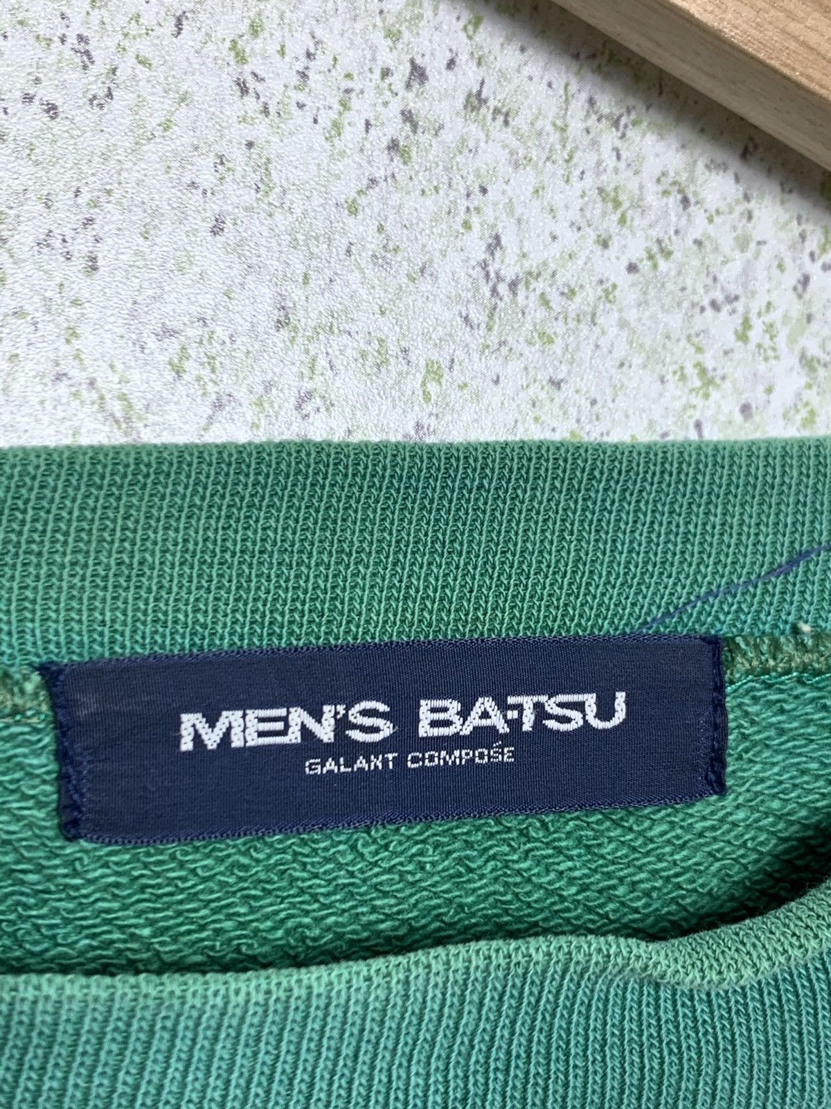 Japanese Brand Vintage Ba-tsu Mens Crewneck Sweatshirt Size US S / EU 44-46 / 1 - 9 Thumbnail