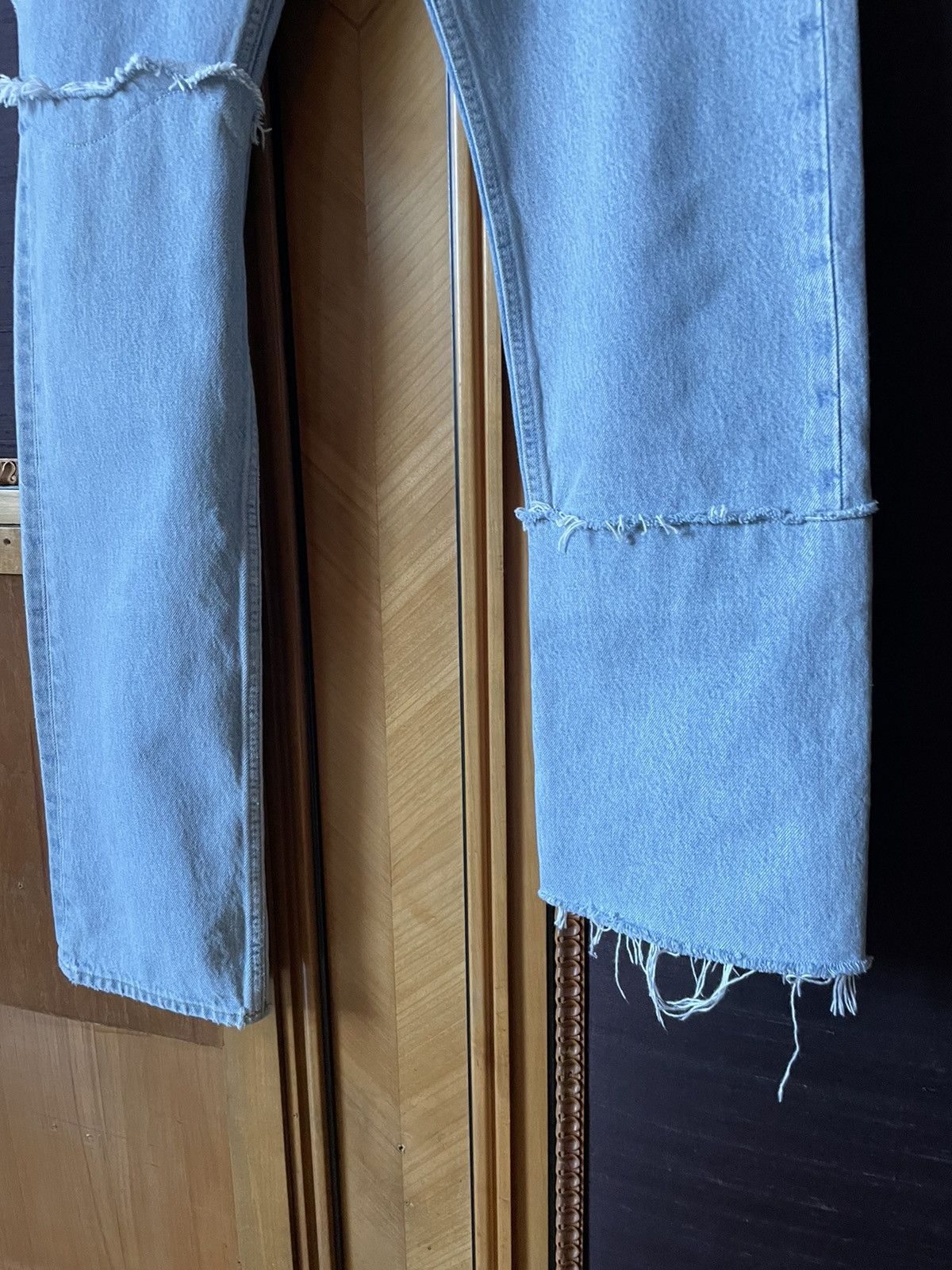 Vetements FW19 Asymmetrical Legs Graffiti Denim Size US 30 / EU 46 - 5 Thumbnail