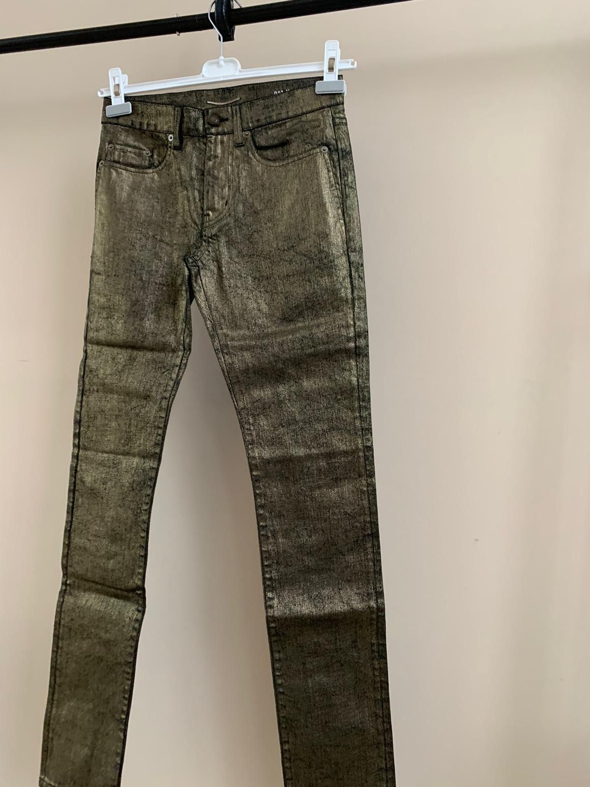 Saint Laurent Paris o1rshd1 D02 Denim in Gold Size US 26 / EU 42 - 10 Thumbnail