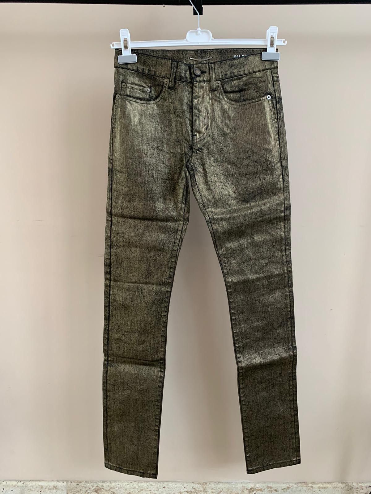 Saint Laurent Paris o1rshd1 D02 Denim in Gold Size US 26 / EU 42 - 1 Thumbnail