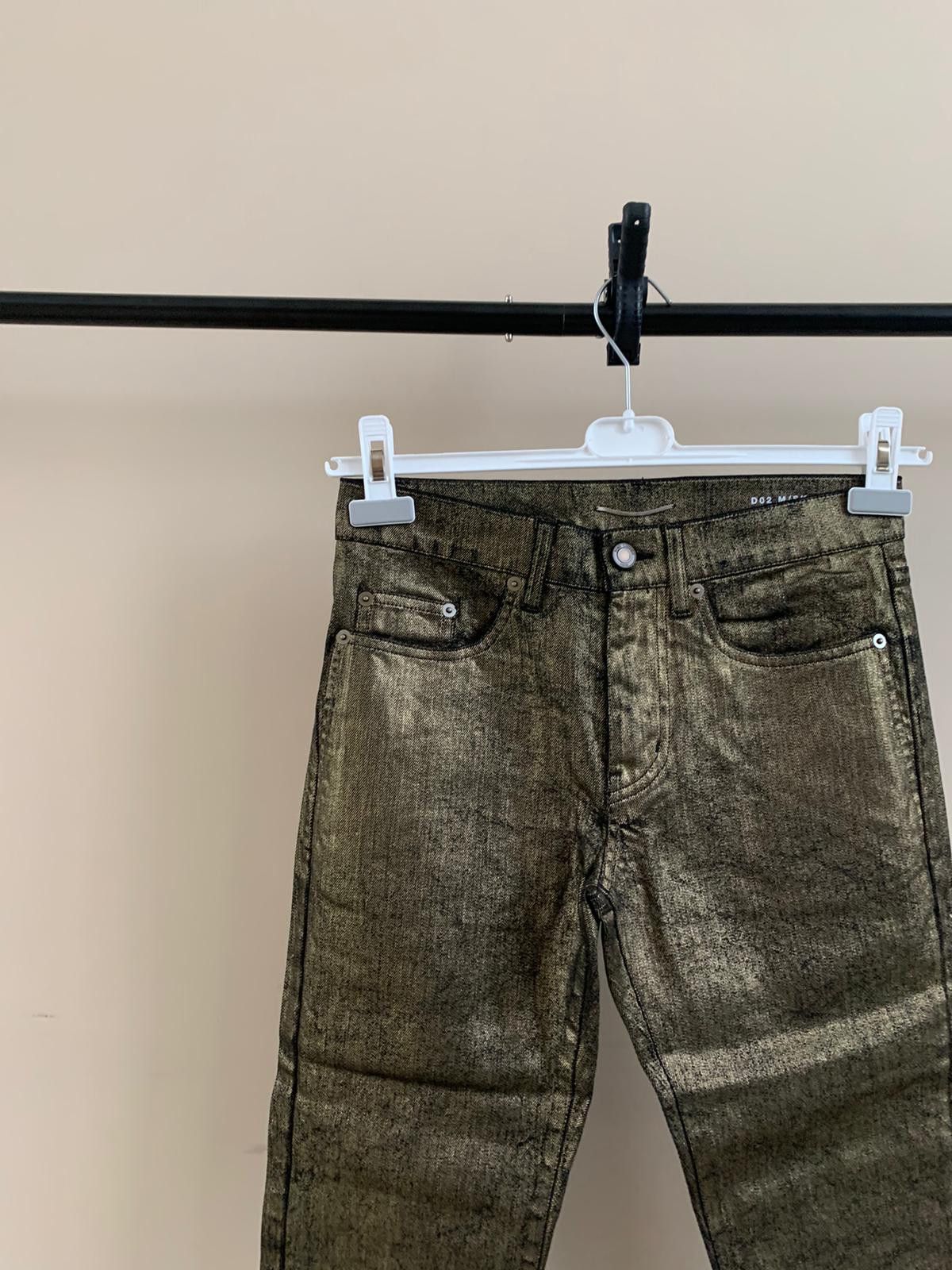 Saint Laurent Paris o1rshd1 D02 Denim in Gold Size US 26 / EU 42 - 2 Thumbnail