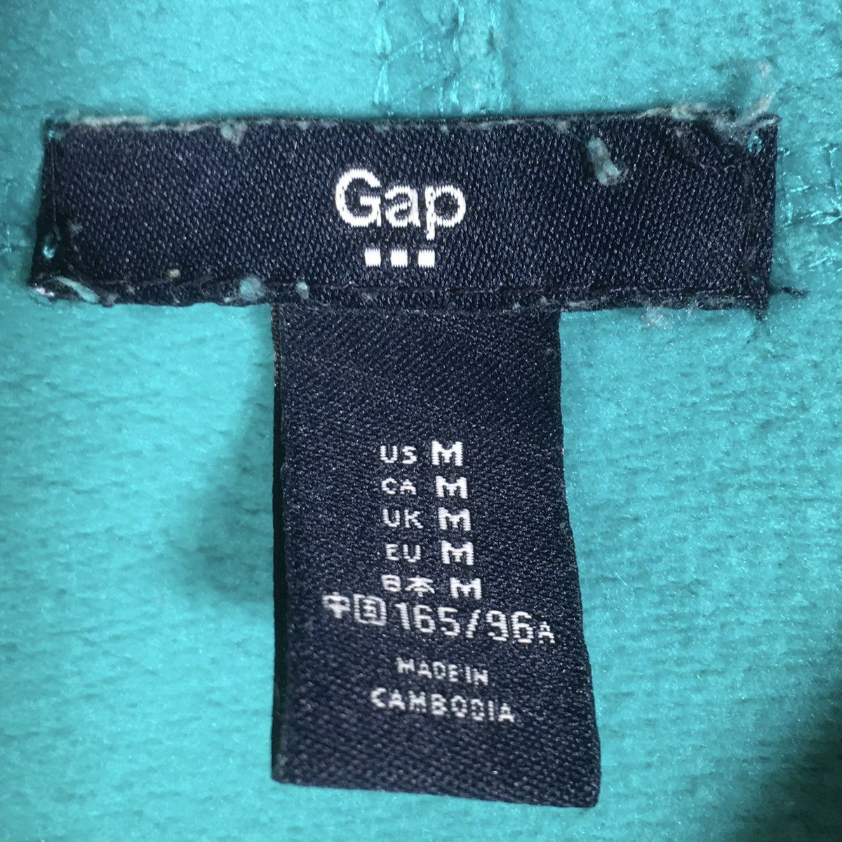 Gap × Vintage Vintage Gap Hoodie Sweatshirt Big Logo Embroidery Gap Size US S / EU 44-46 / 1 - 5 Thumbnail