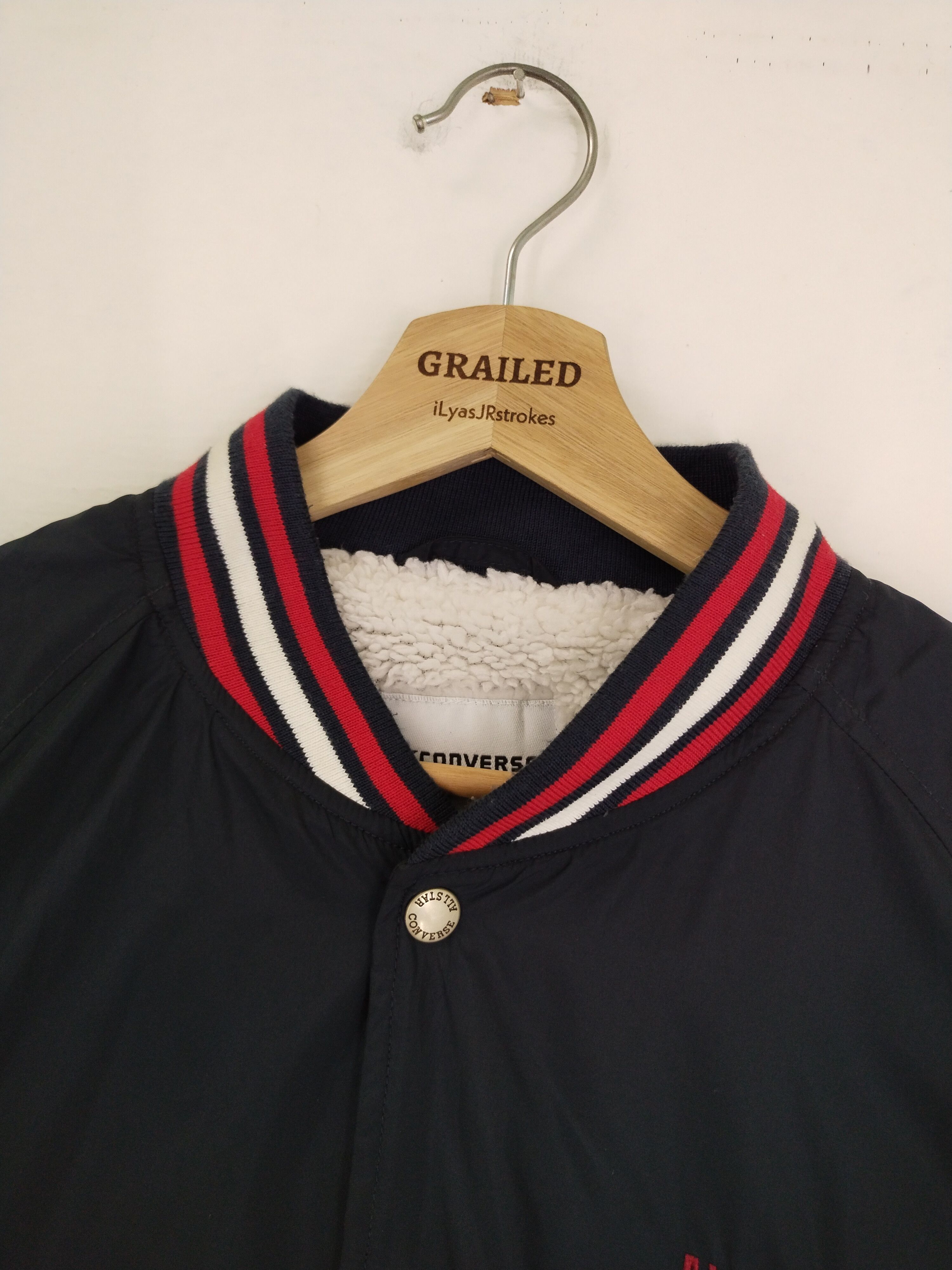 Converse × Japanese Brand VINTAGE CONVERSE VARSITY JACKET Size US L / EU 52-54 / 3 - 15 Thumbnail