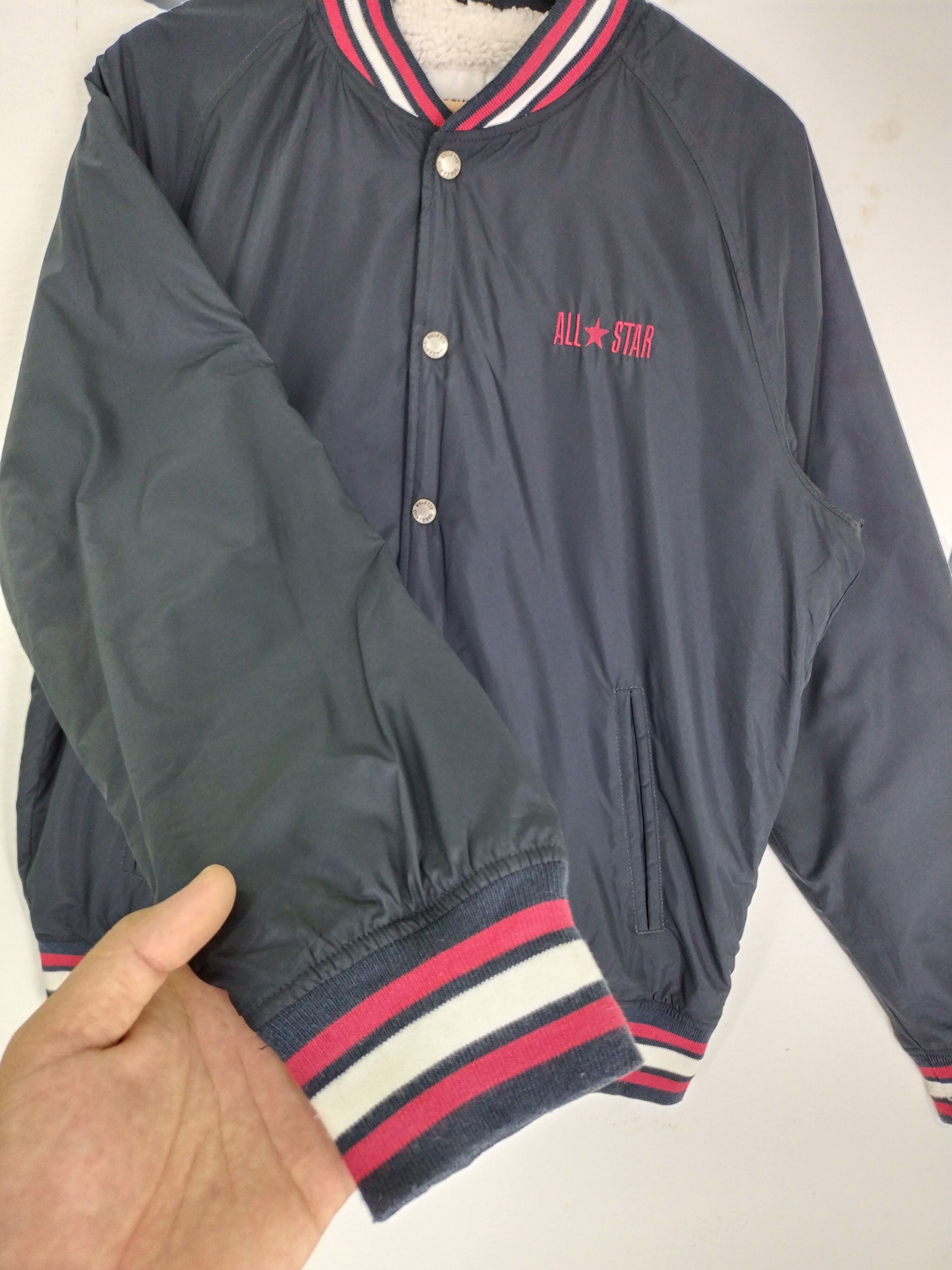 Converse × Japanese Brand VINTAGE CONVERSE VARSITY JACKET Size US L / EU 52-54 / 3 - 4 Thumbnail