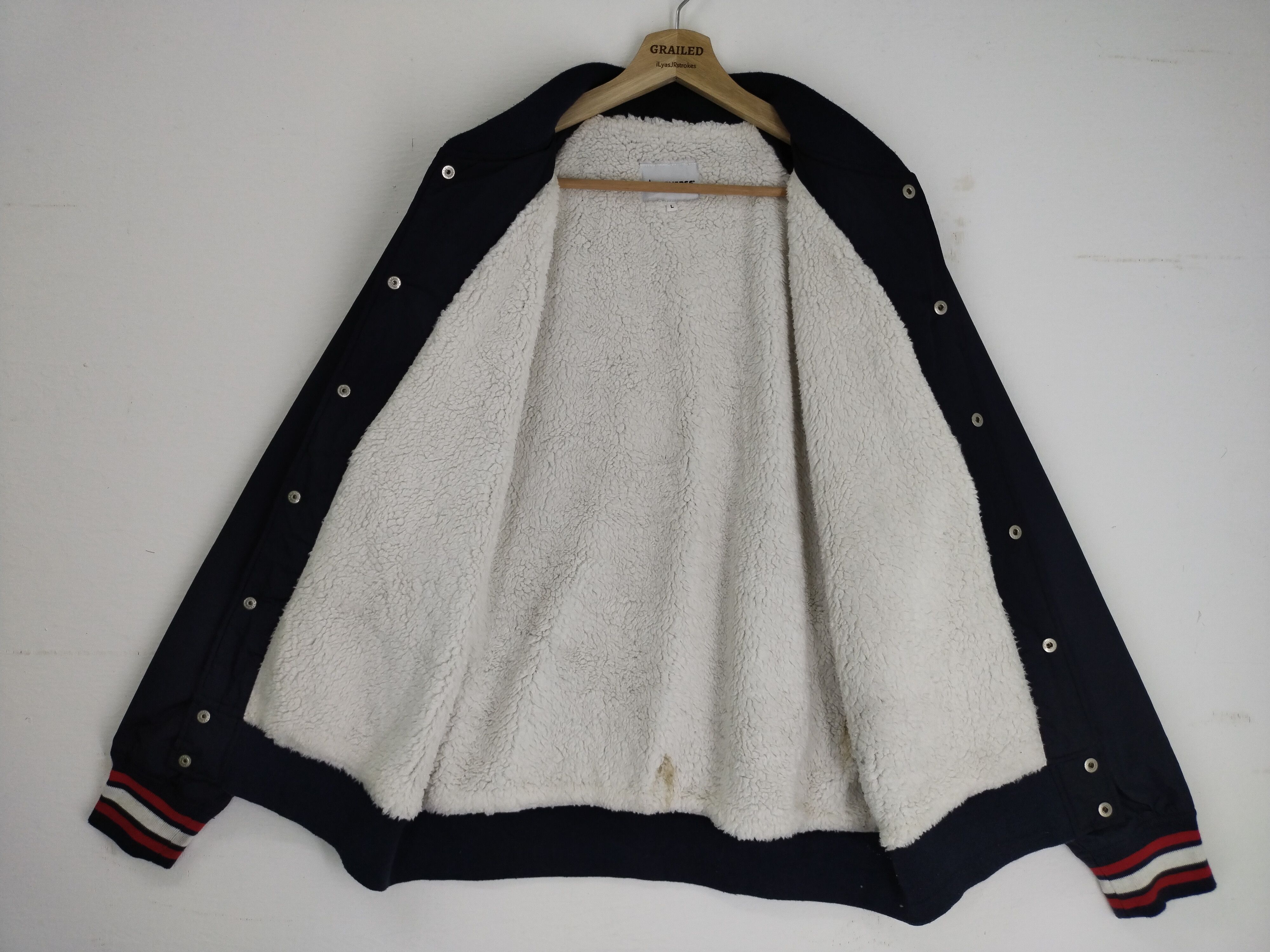 Converse × Japanese Brand VINTAGE CONVERSE VARSITY JACKET Size US L / EU 52-54 / 3 - 9 Thumbnail