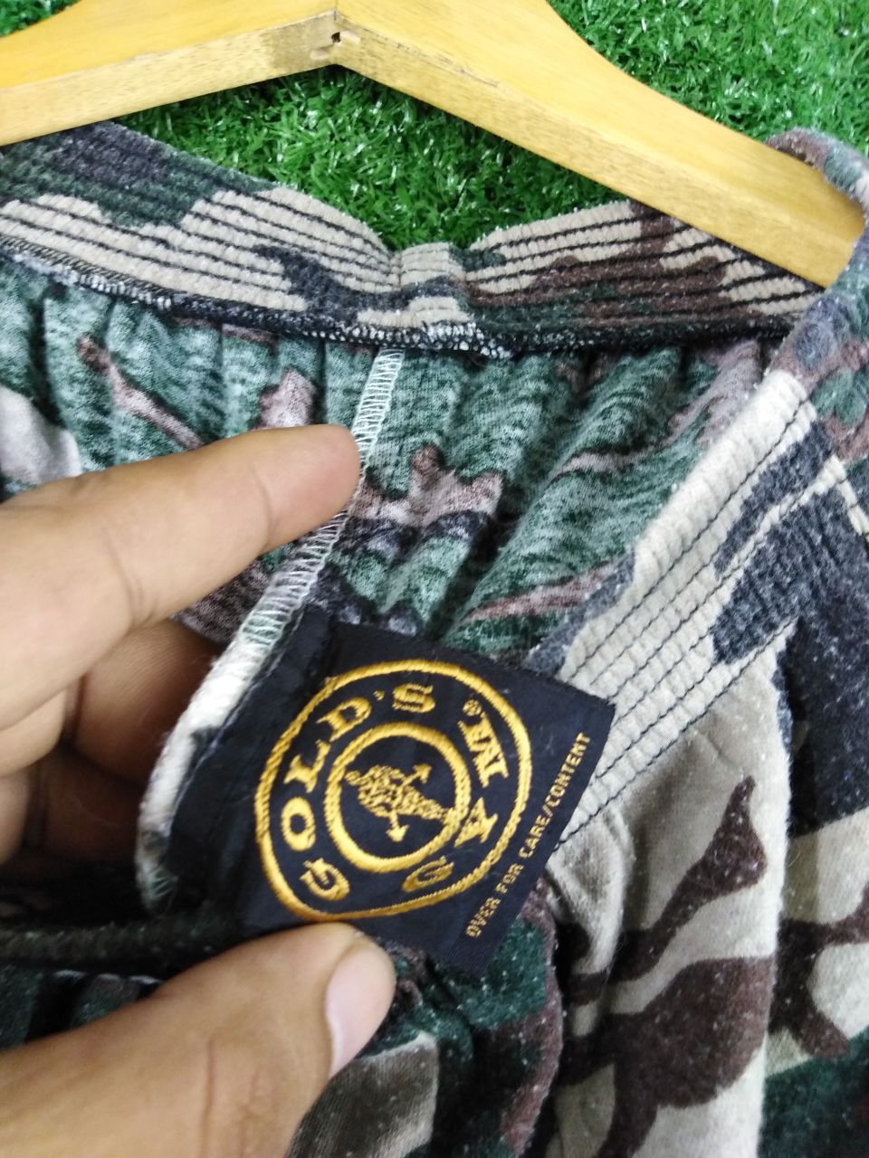 Vintage VINTAGE GOLD GYM'S CAMO SWEATPANTS 26-30 Size US 30 / EU 46 - 4 Thumbnail