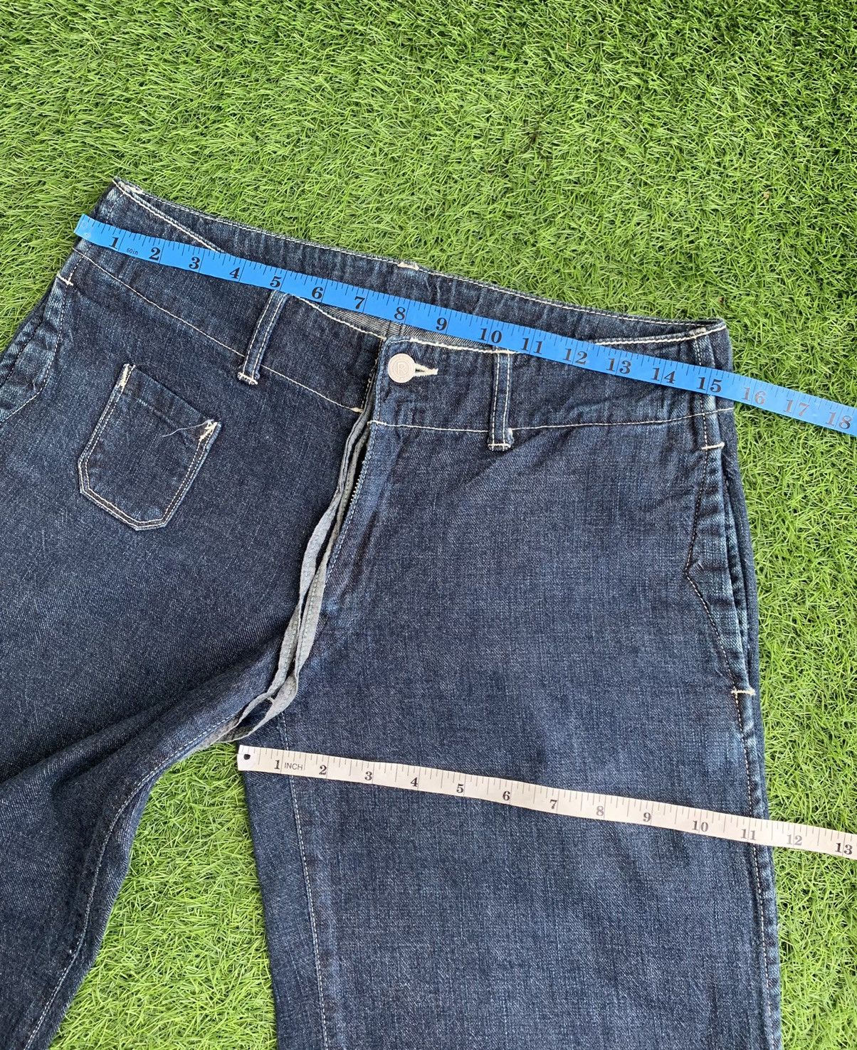 45rpm Japanese Brand 45RPM Wide Baggy Denim Pants Size US 30 / EU 46 - 10 Thumbnail