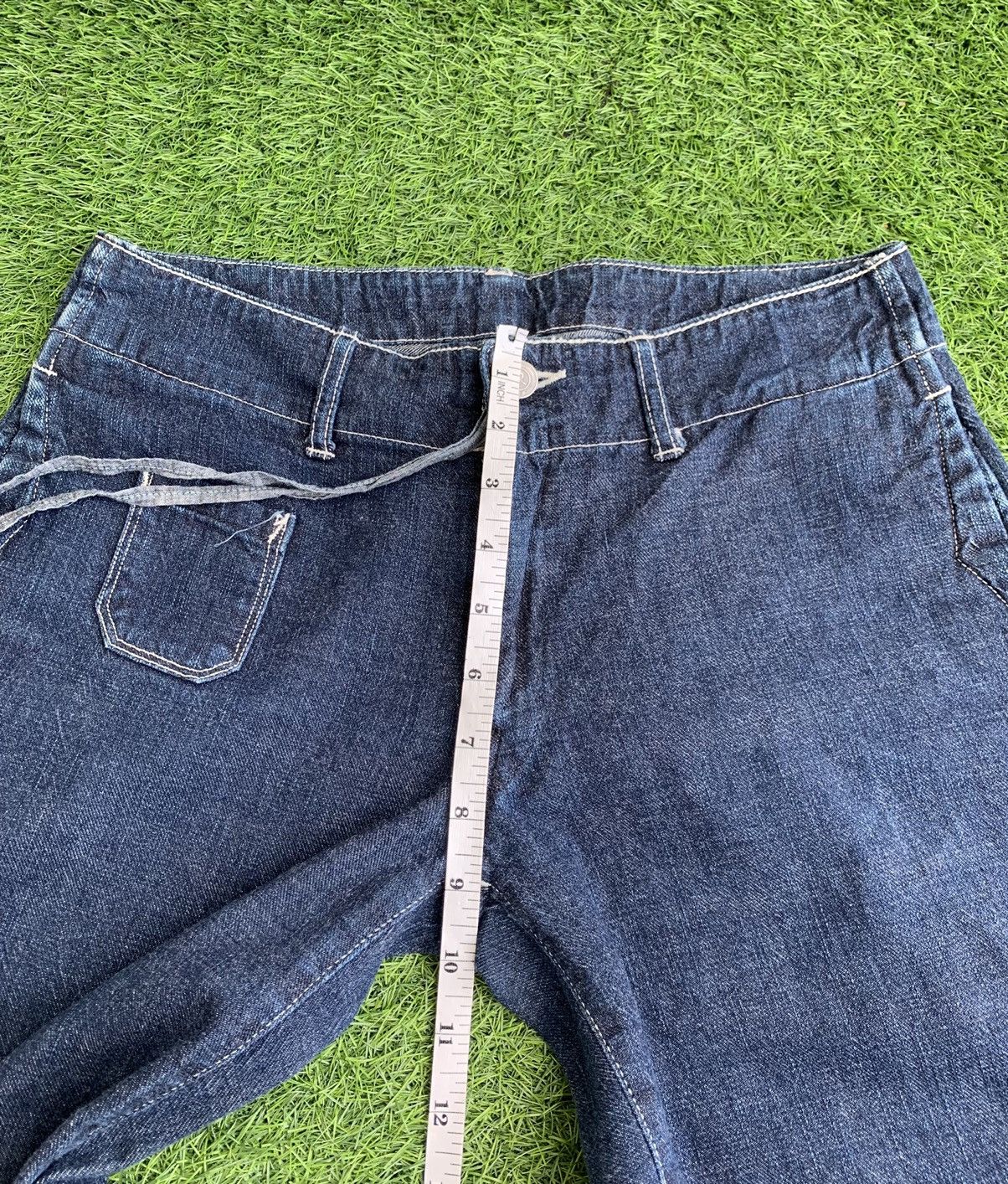 45rpm Japanese Brand 45RPM Wide Baggy Denim Pants Size US 30 / EU 46 - 11 Thumbnail
