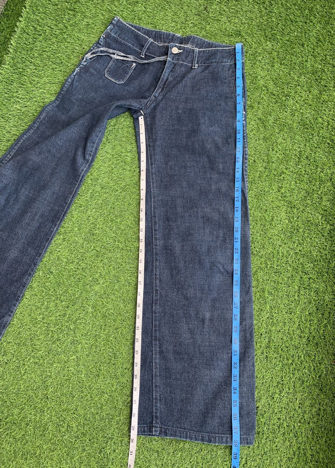 45rpm Japanese Brand 45RPM Wide Baggy Denim Pants Size US 30 / EU 46 - 14 Thumbnail