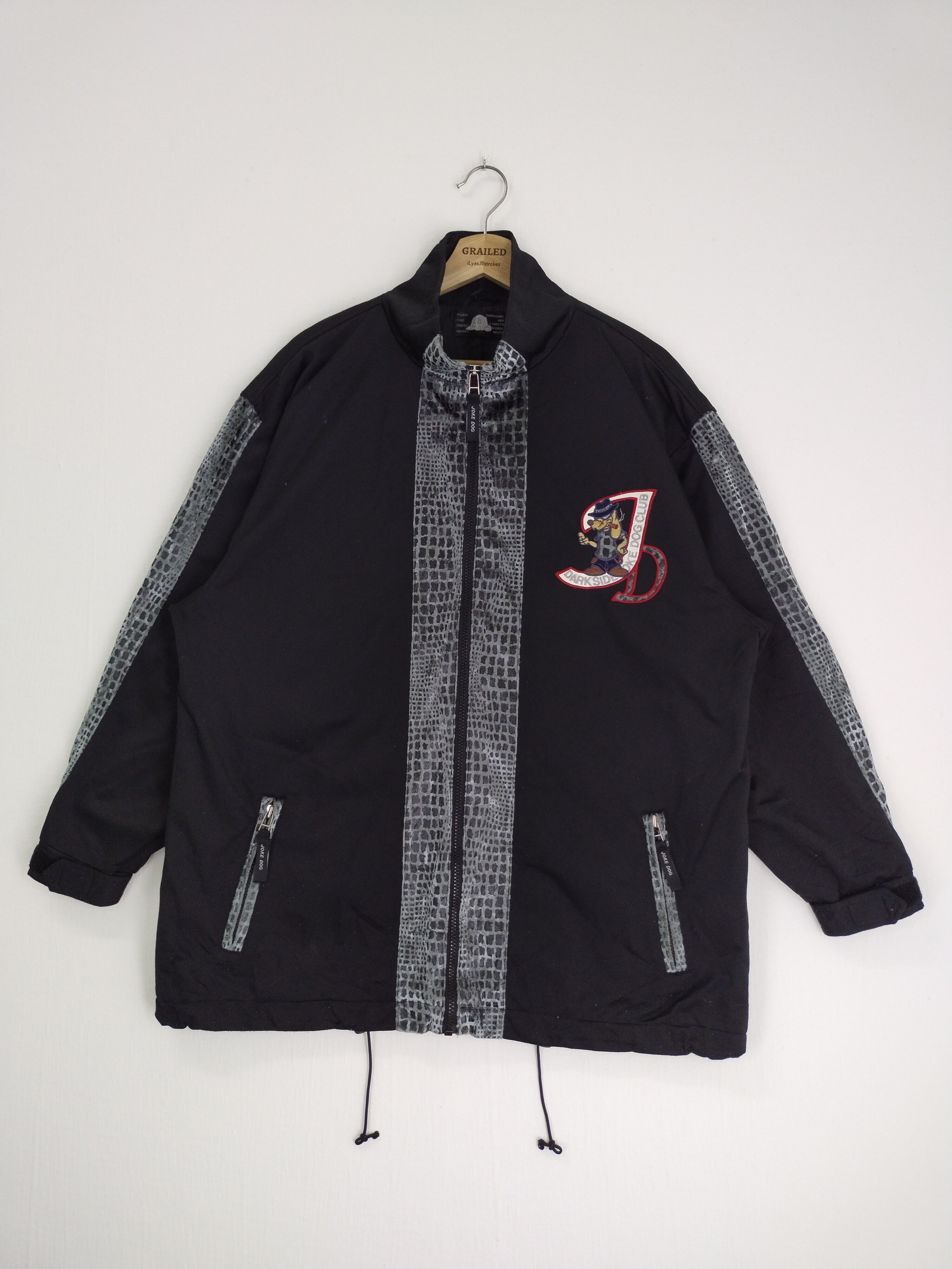 Japanese Brand VINTAGE DARK SIDE JOKE DOGS CLUB LIGHT JACKET Size US M / EU 48-50 / 2 - 1 Thumbnail