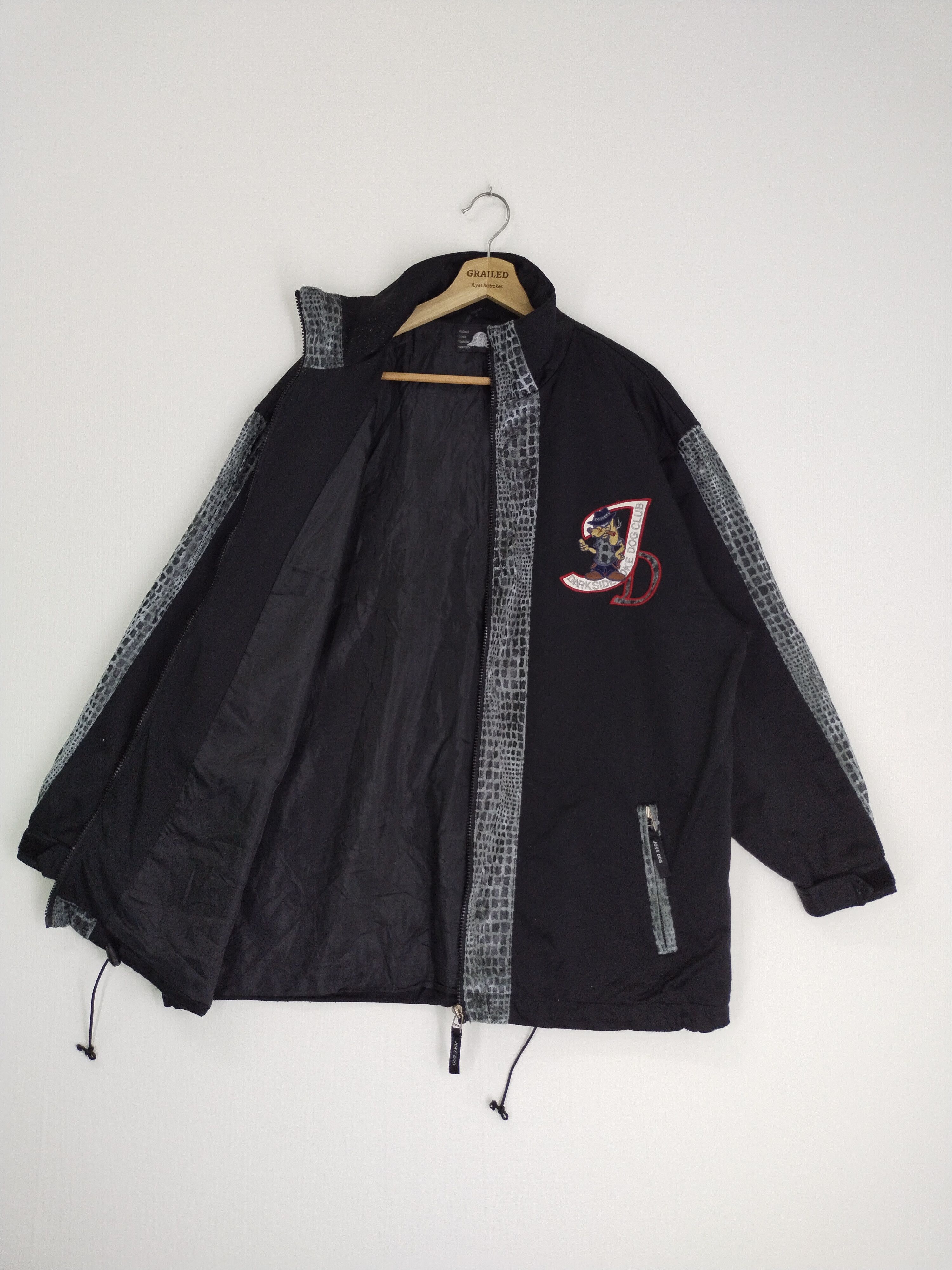 Japanese Brand VINTAGE DARK SIDE JOKE DOGS CLUB LIGHT JACKET Size US M / EU 48-50 / 2 - 7 Thumbnail