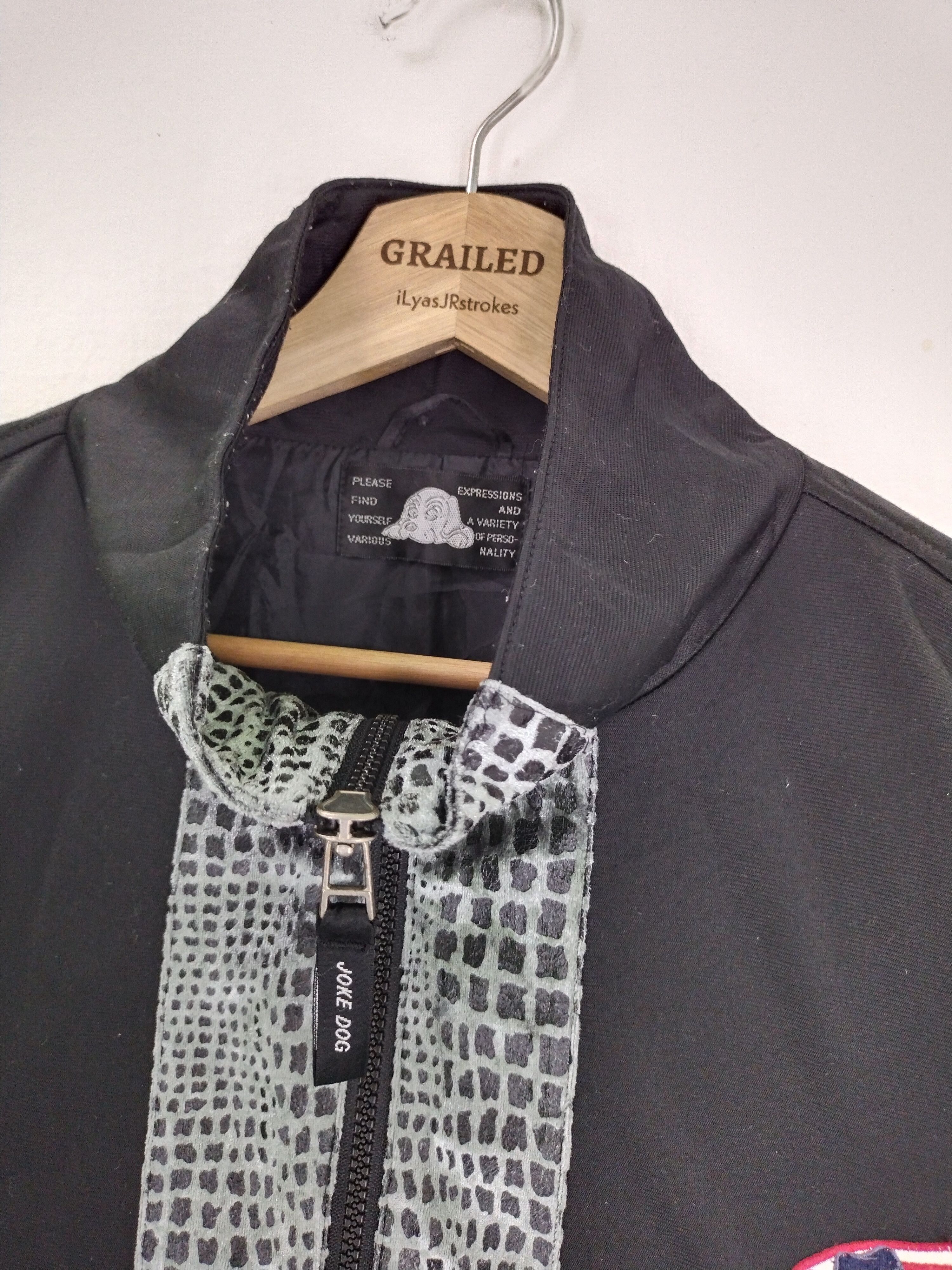 Japanese Brand VINTAGE DARK SIDE JOKE DOGS CLUB LIGHT JACKET Size US M / EU 48-50 / 2 - 17 Thumbnail