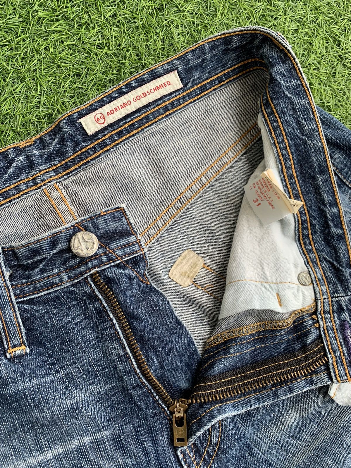 AG Adriano Goldschmied AG Adriana GoldSchmied Butler program Distroyed Denim Size US 32 / EU 48 - 11 Thumbnail