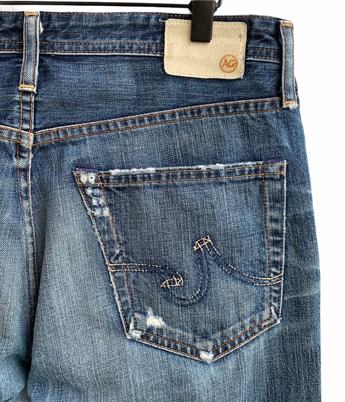 AG Adriano Goldschmied AG Adriana GoldSchmied Butler program Distroyed Denim Size US 32 / EU 48 - 9 Thumbnail