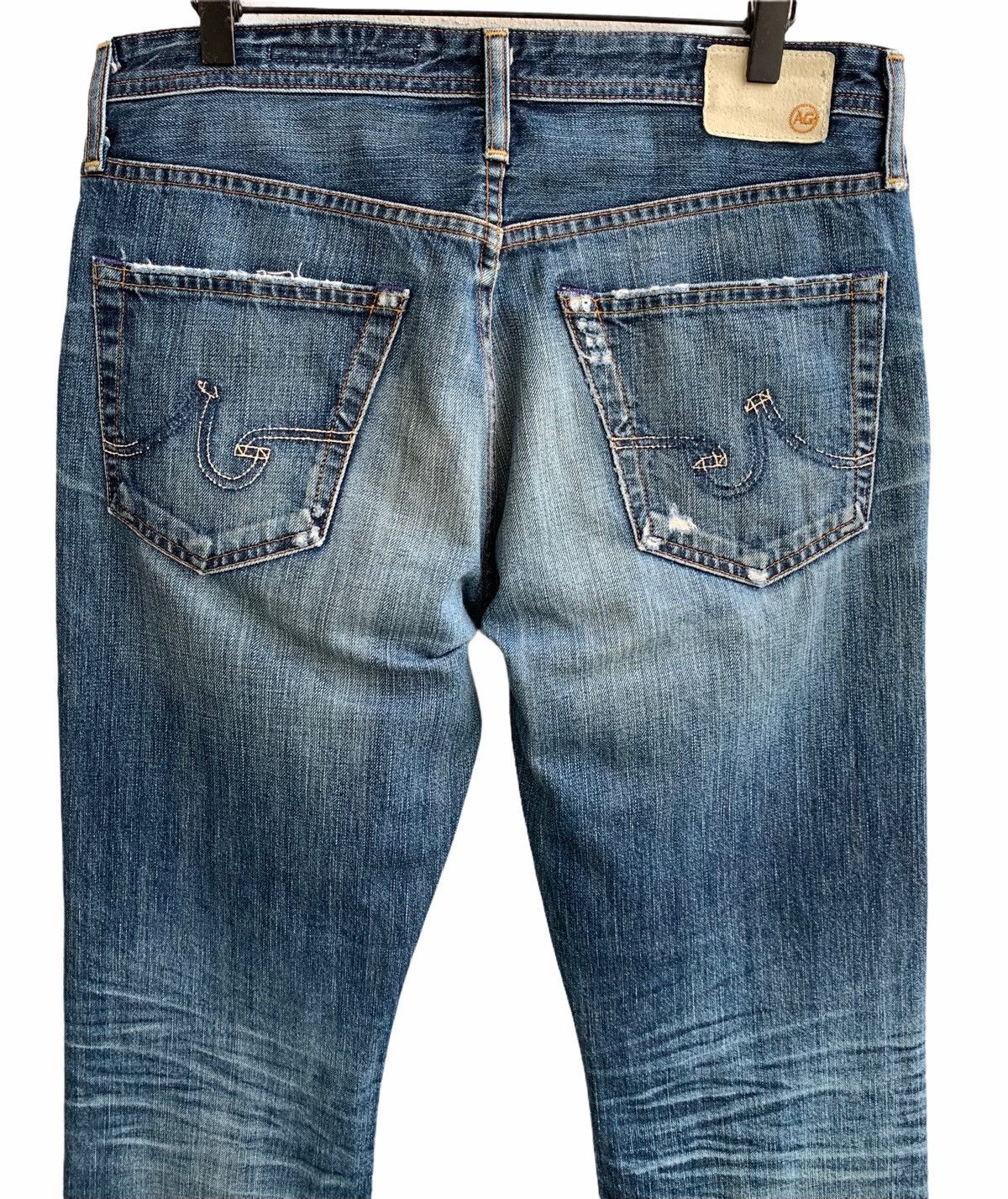 AG Adriano Goldschmied AG Adriana GoldSchmied Butler program Distroyed Denim Size US 32 / EU 48 - 8 Thumbnail