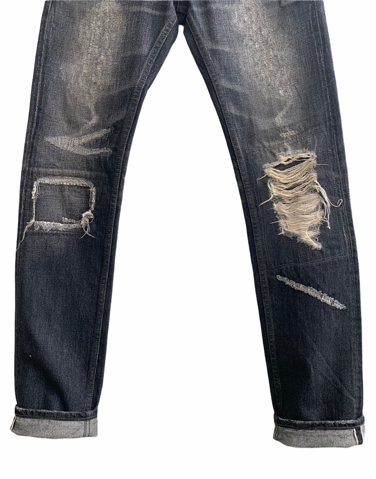 Lounge Lizard Distressed Lounge Wizard Denim Selvedge Size US 30 / EU 46 - 3 Thumbnail