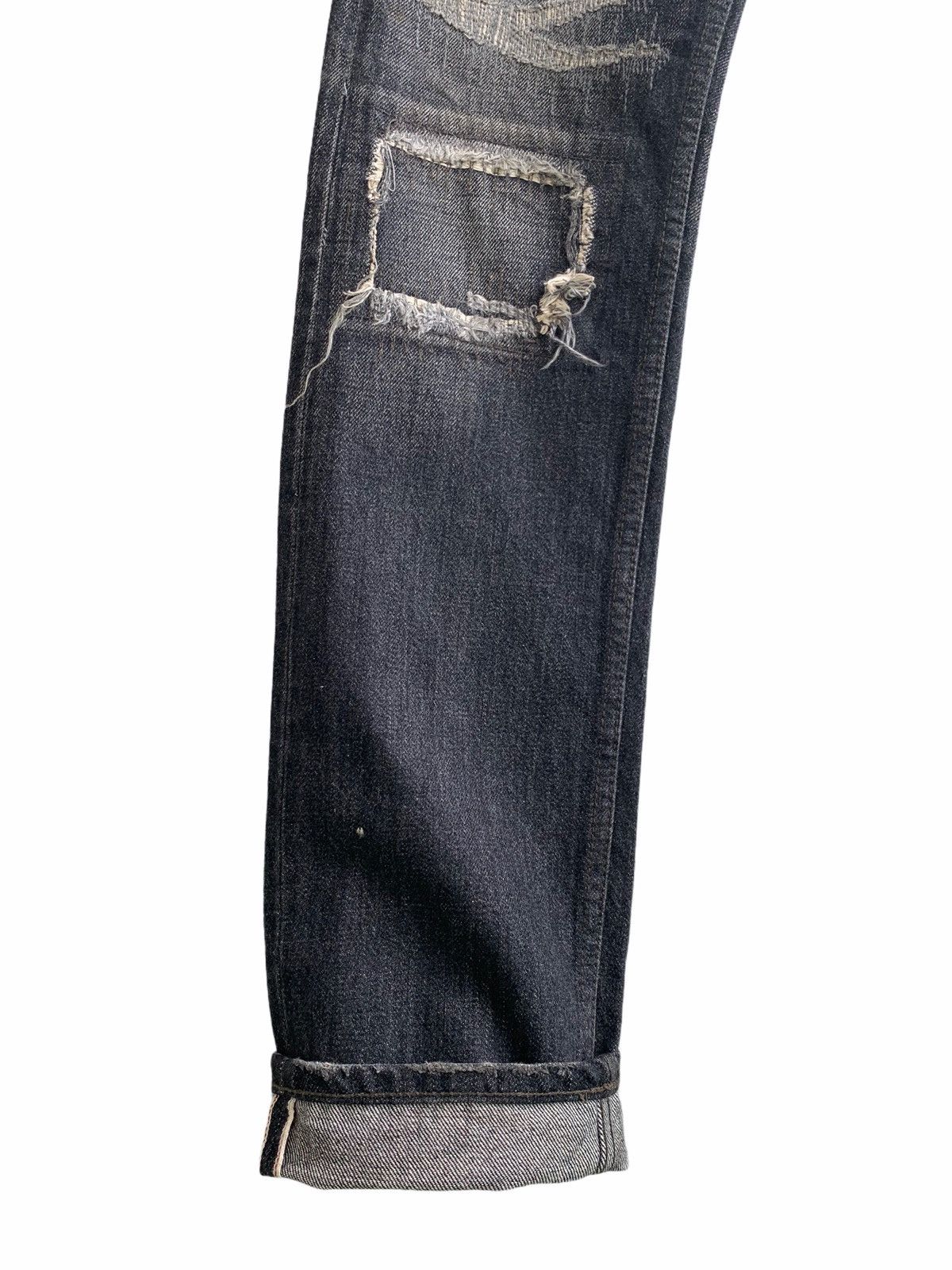 Lounge Lizard Distressed Lounge Wizard Denim Selvedge Size US 30 / EU 46 - 12 Thumbnail