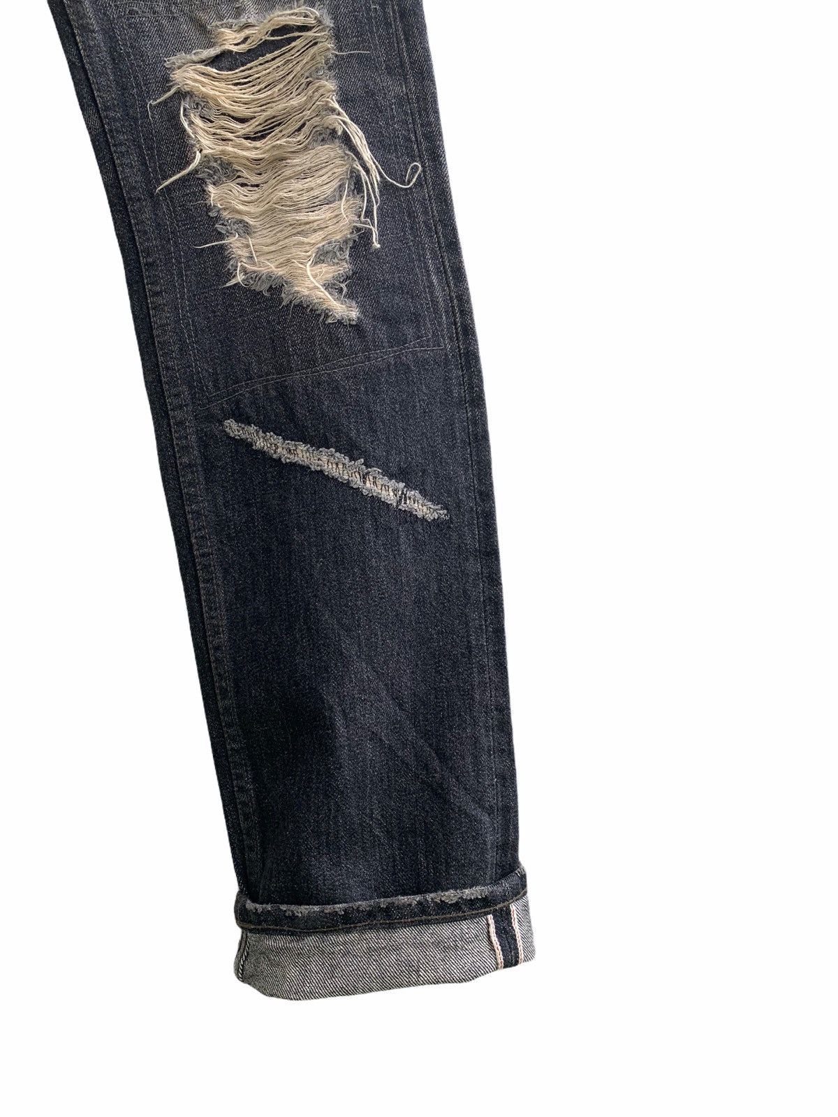 Lounge Lizard Distressed Lounge Wizard Denim Selvedge Size US 30 / EU 46 - 11 Thumbnail