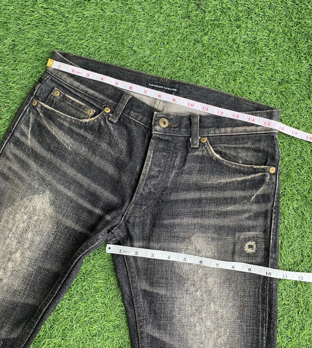 Lounge Lizard Distressed Lounge Wizard Denim Selvedge Size US 30 / EU 46 - 16 Thumbnail
