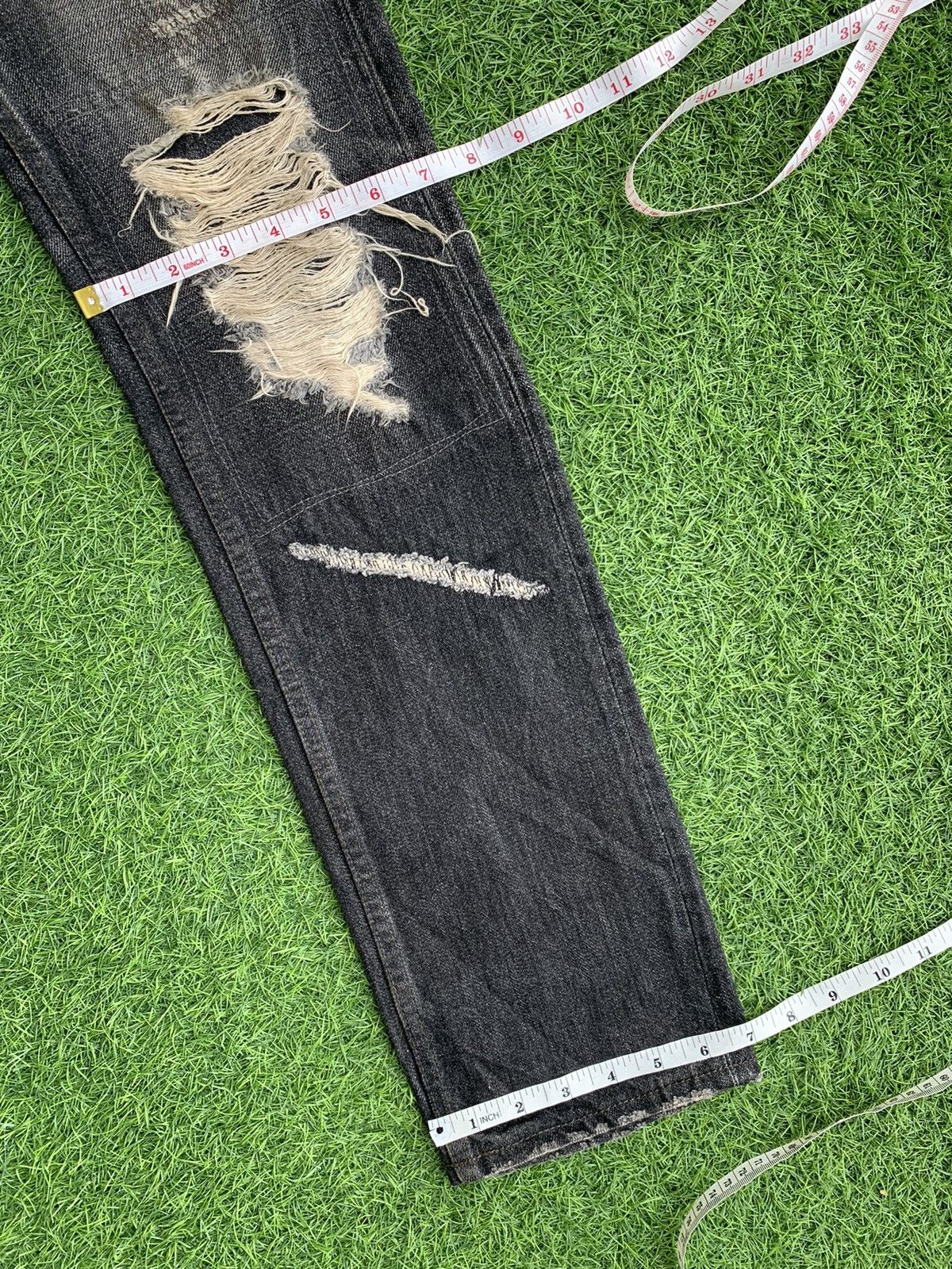 Lounge Lizard Distressed Lounge Wizard Denim Selvedge Size US 30 / EU 46 - 19 Thumbnail