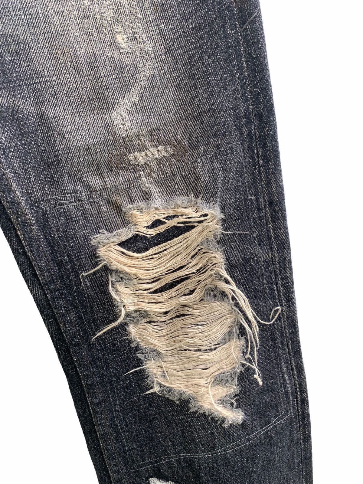 Lounge Lizard Distressed Lounge Wizard Denim Selvedge Size US 30 / EU 46 - 9 Thumbnail