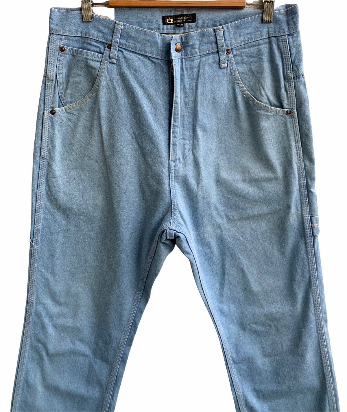 Japanese Brand Vintage Mc Apace Carpenter Denim Size US 32 / EU 48 - 9 Thumbnail