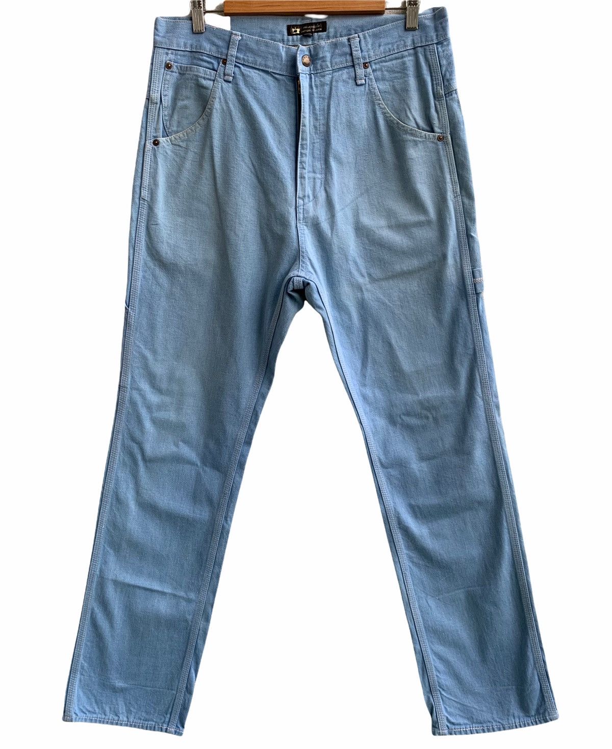 Japanese Brand Vintage Mc Apace Carpenter Denim Size US 32 / EU 48 - 1 Thumbnail