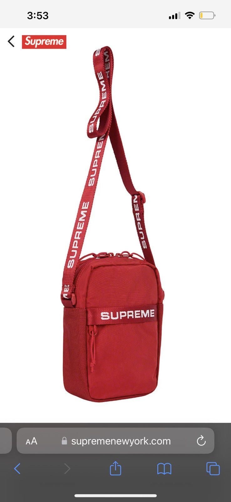 Supreme Supreme shoulder bag Size ONE SIZE - 2 Thumbnail