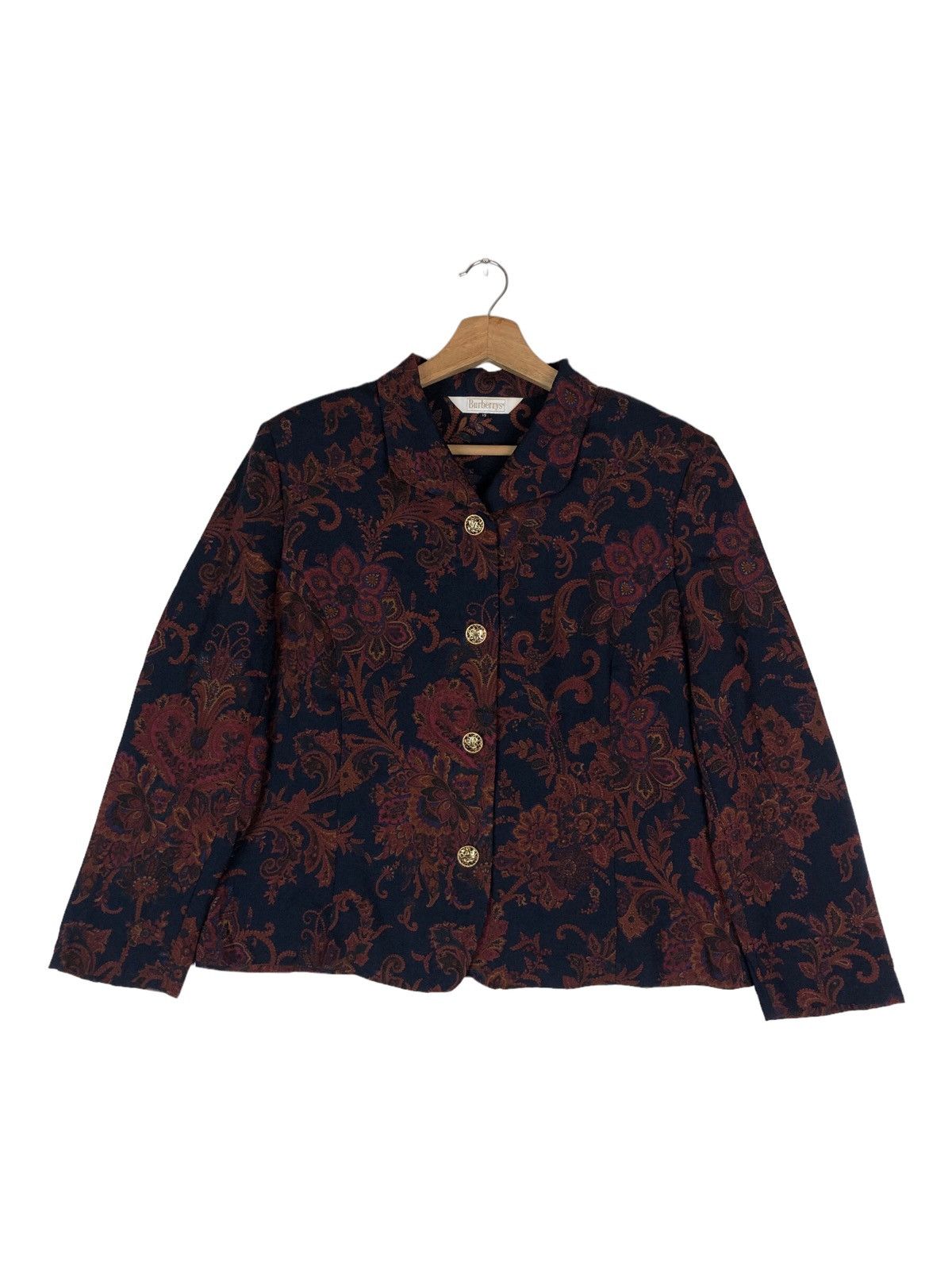 Burberry Vintage Burberry Floral Archive Blouse Size M / US 6-8 / IT 42-44 - 1 Thumbnail