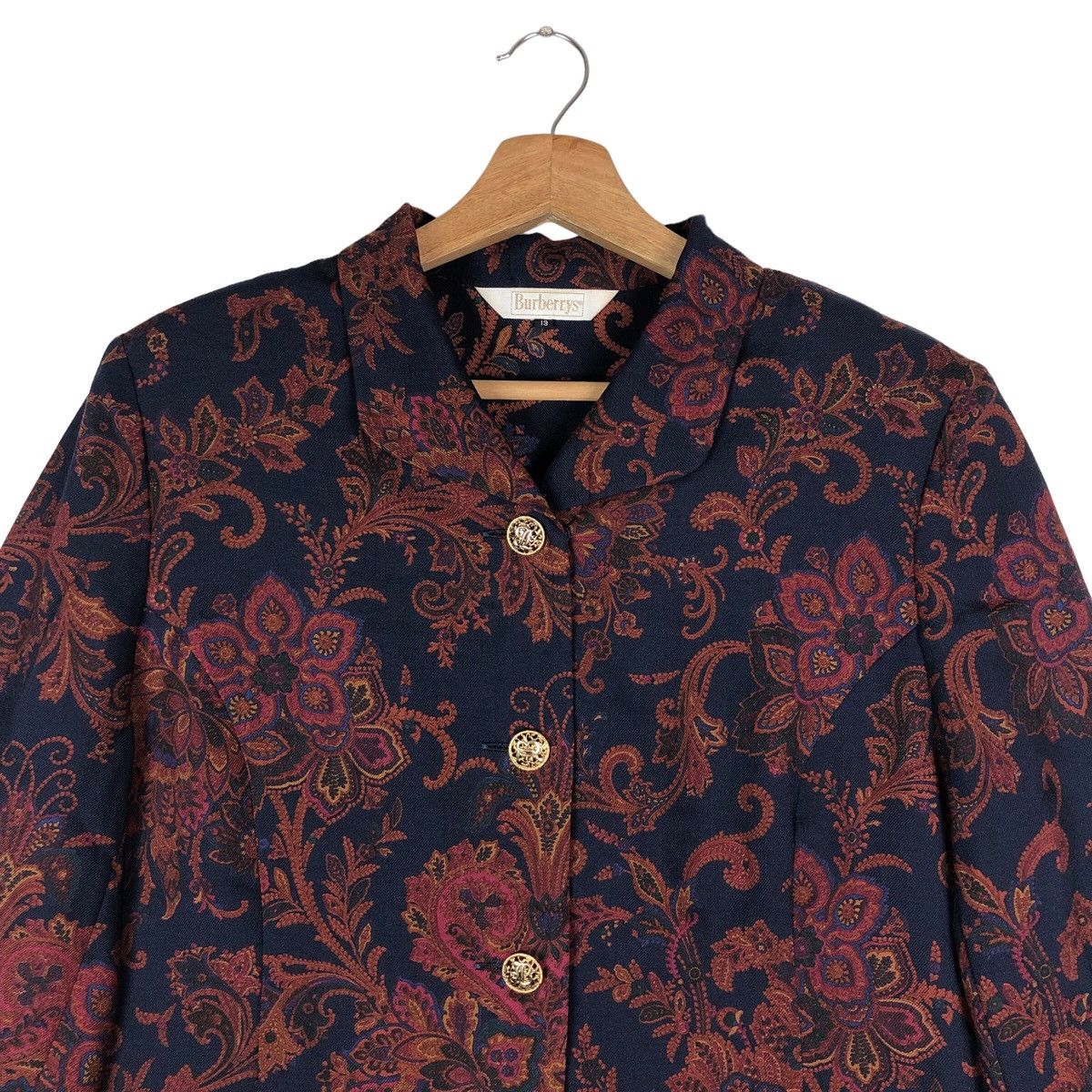 Burberry Vintage Burberry Floral Archive Blouse Size M / US 6-8 / IT 42-44 - 2 Thumbnail