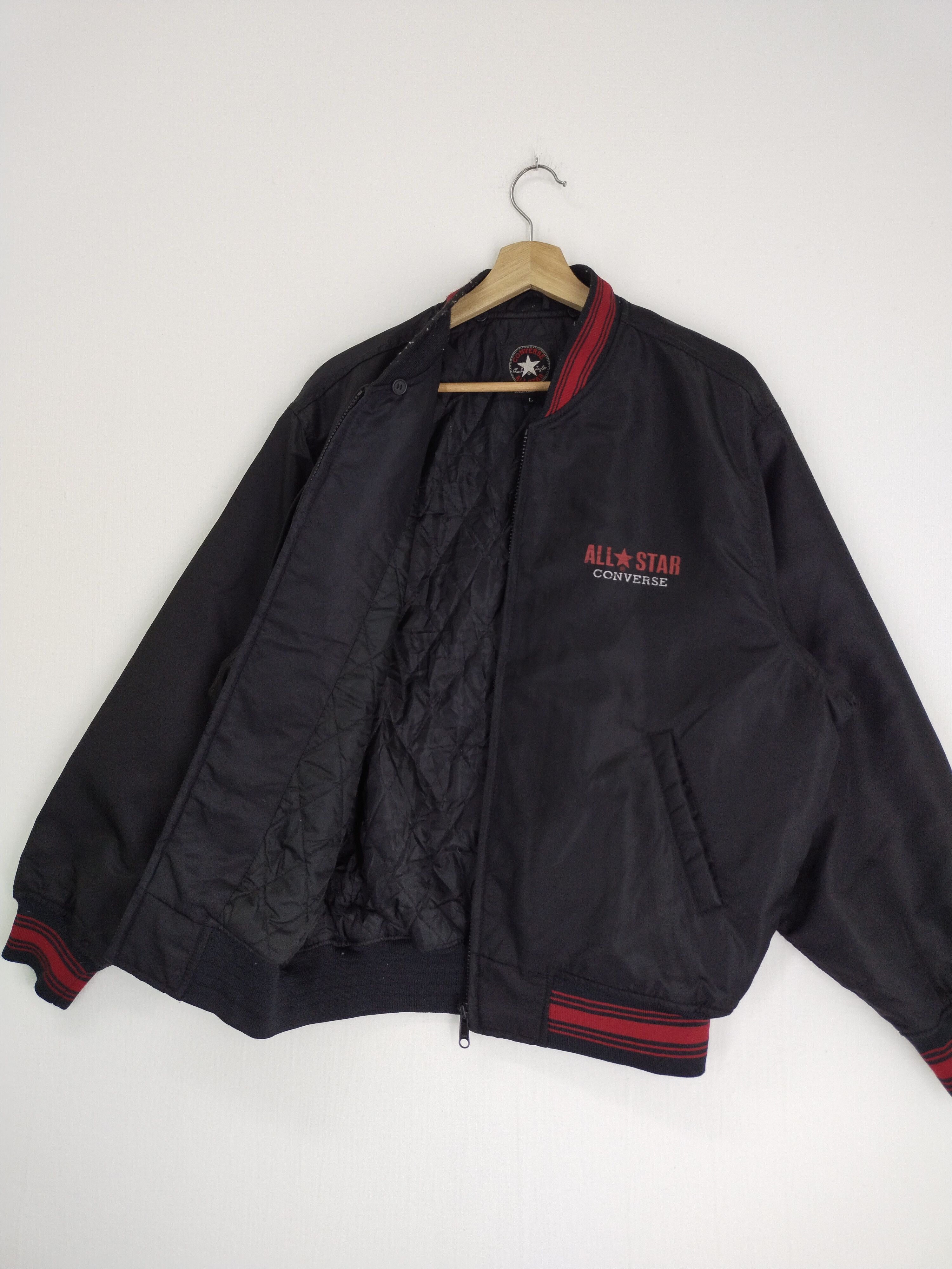 Converse × Vintage VINTAGE CONVERSE BOMBER VARSITY JACKET Size US L / EU 52-54 / 3 - 9 Thumbnail