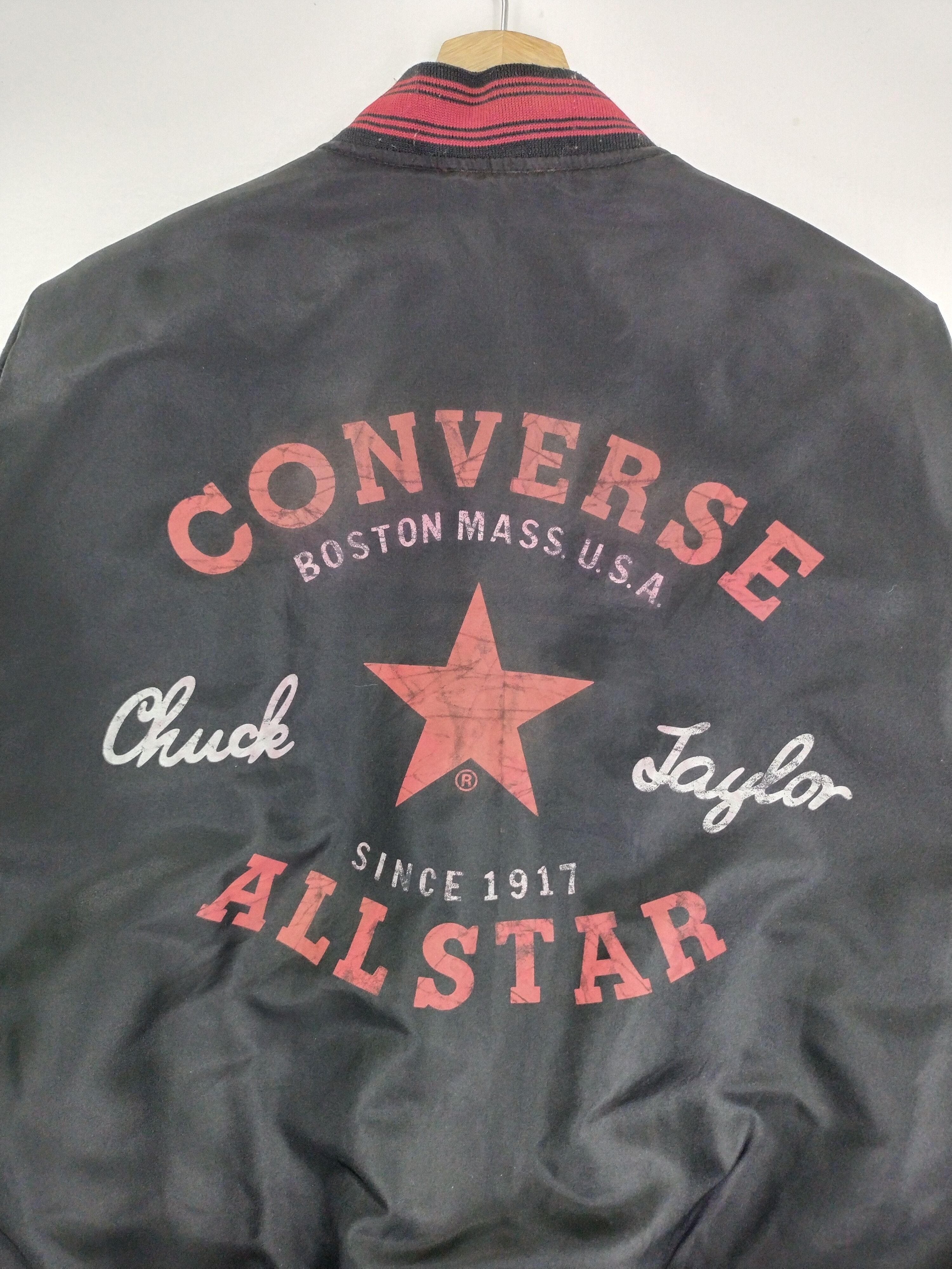 Converse × Vintage VINTAGE CONVERSE BOMBER VARSITY JACKET Size US L / EU 52-54 / 3 - 12 Thumbnail