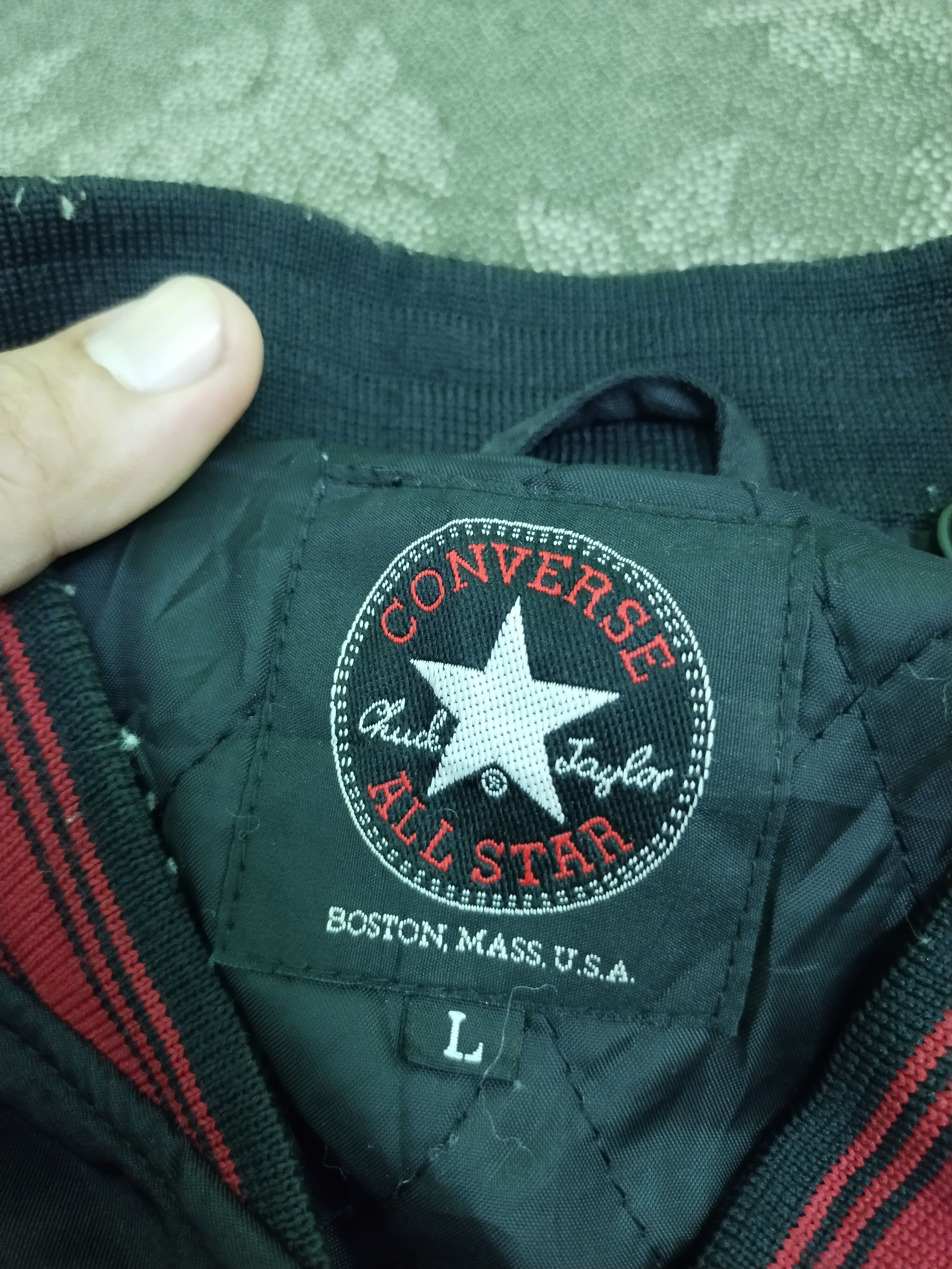Converse × Vintage VINTAGE CONVERSE BOMBER VARSITY JACKET Size US L / EU 52-54 / 3 - 13 Thumbnail