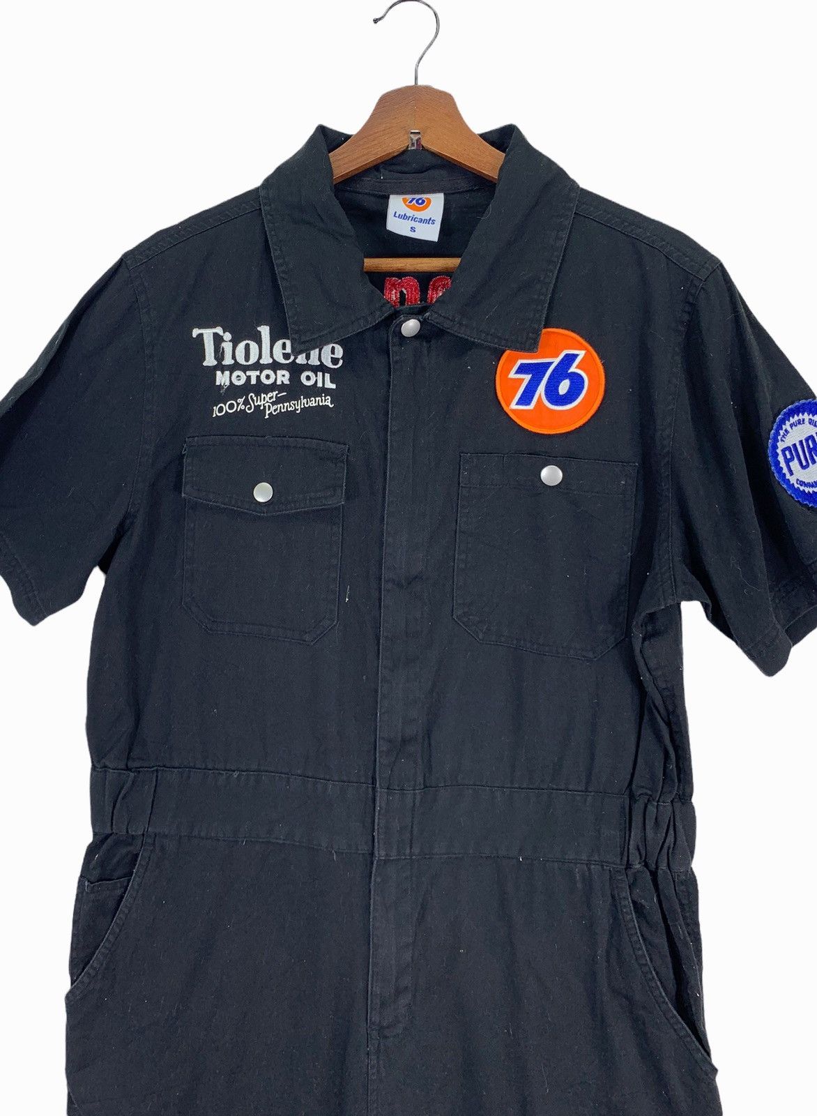 Vintage Vintage Seventysix 76 Lubricants Overall Jumpsuit Size US 30 / EU 46 - 2 Thumbnail