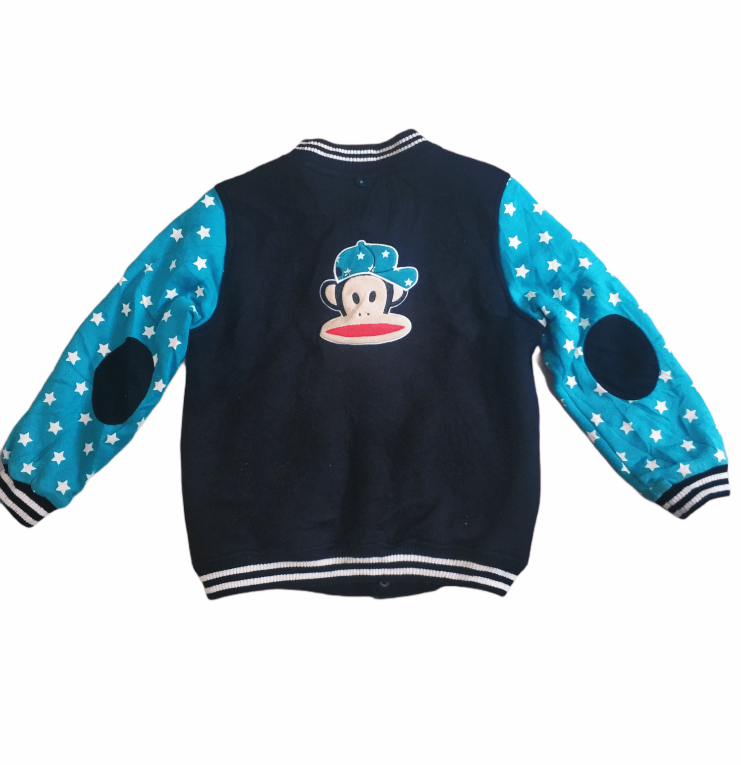 Paul Frank 🔥Elbow Patch Paul Frank Varsity Jacket for Kids Size US XXS / EU 40 - 4 Thumbnail